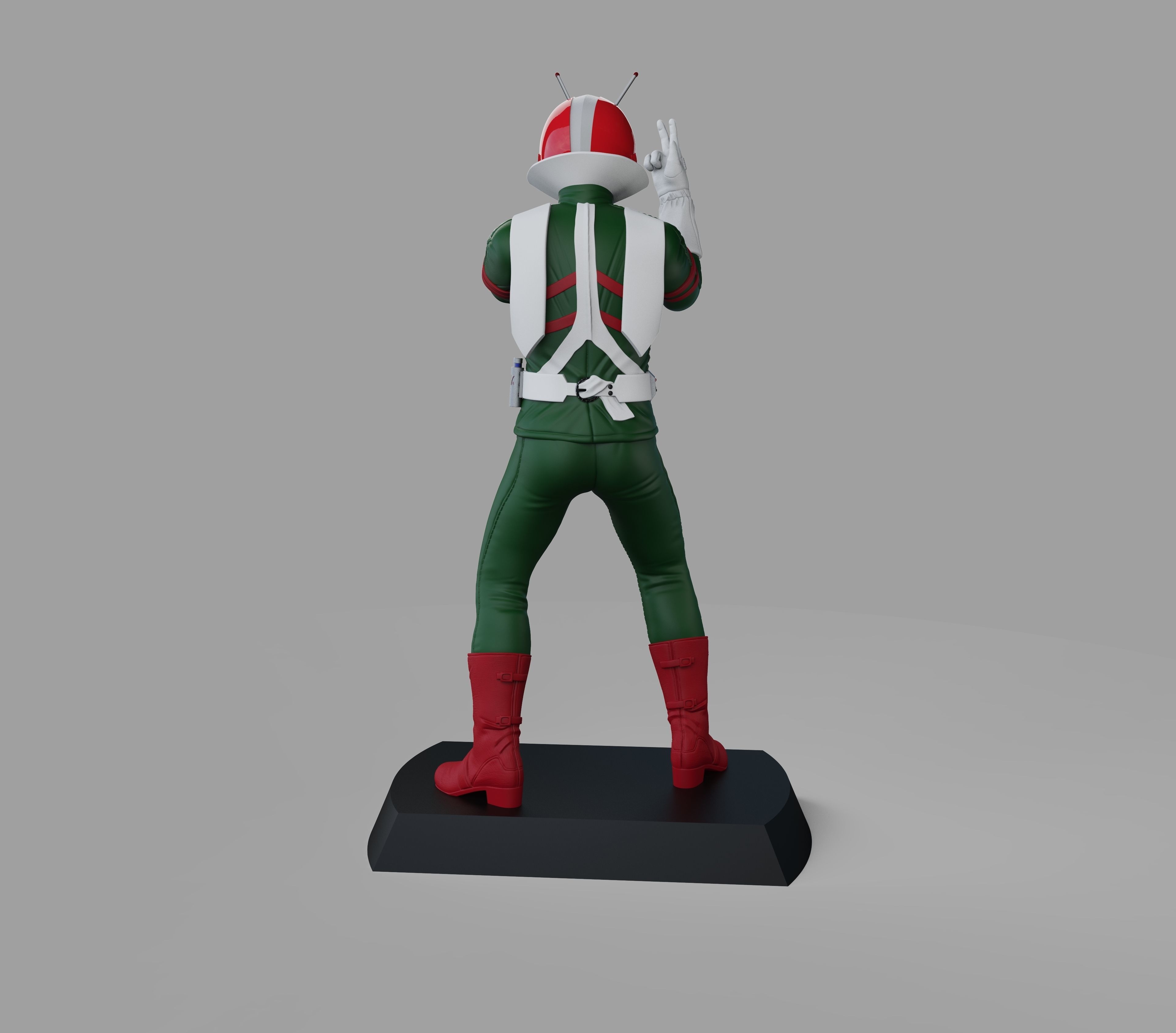 Kamen rider V3 3D print model_2