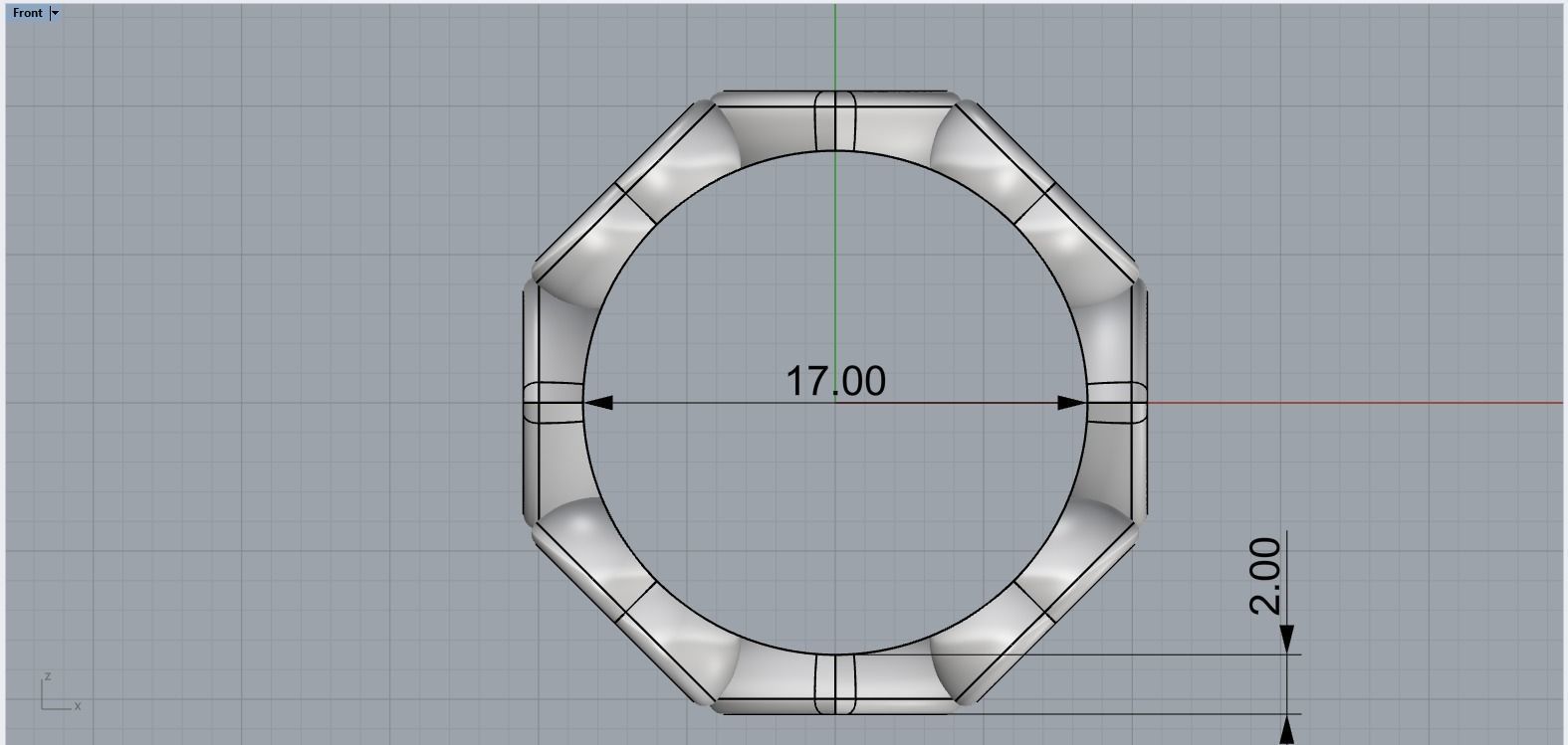 Heart ring model 810 3D print model_7