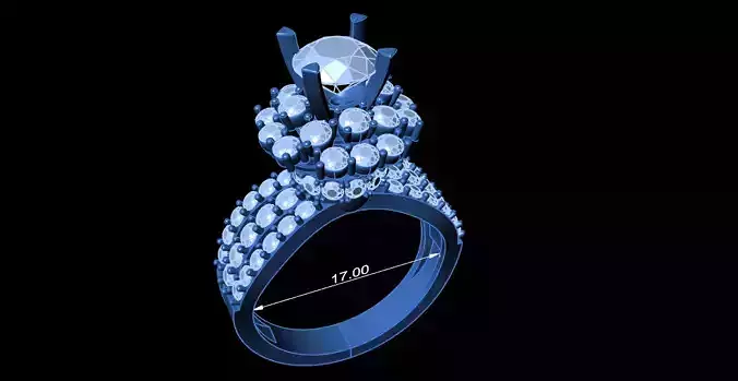 Women Ring 3D print model