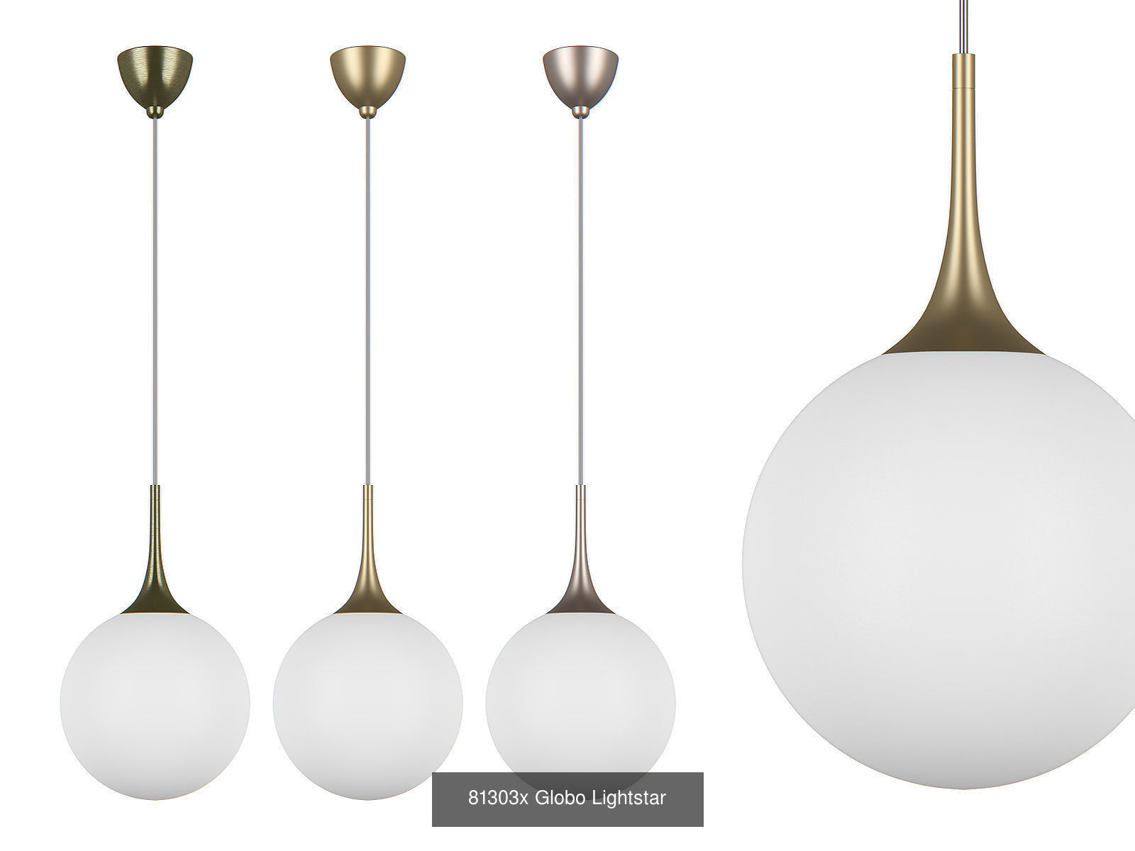 Globo Lightstar Collection of 21 Modern Spherical Lamps Items _5