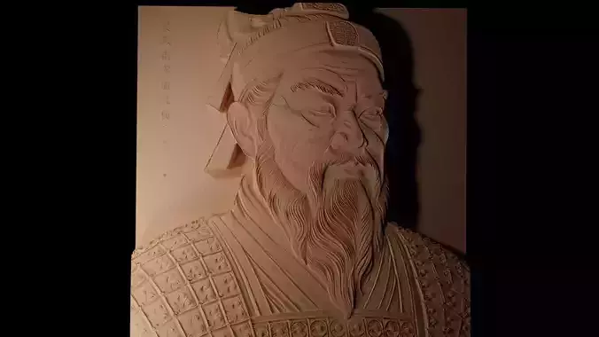 Sun Tzu CNC 3d Print High Relief Sand Casting