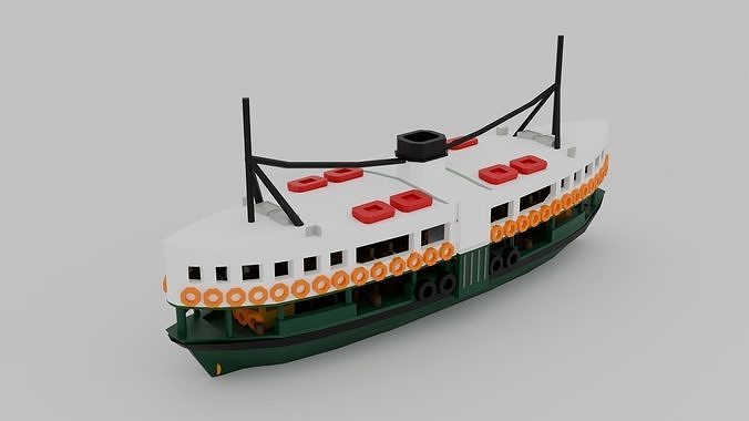 Hong Kong StarFerry for 3D printing 3D print model