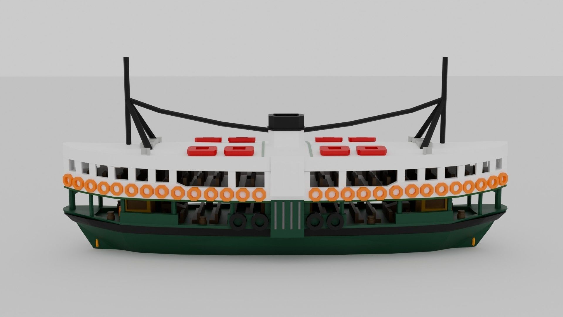 Hong Kong StarFerry for 3D printing 3D print model_1