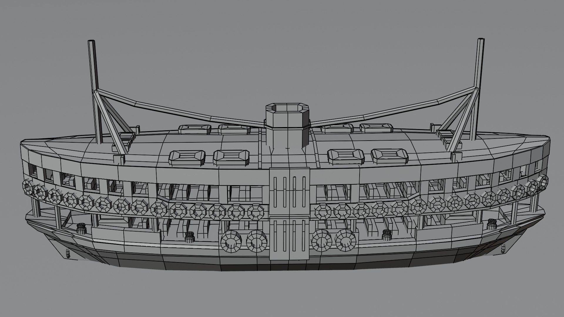 Hong Kong StarFerry for 3D printing 3D print model_5
