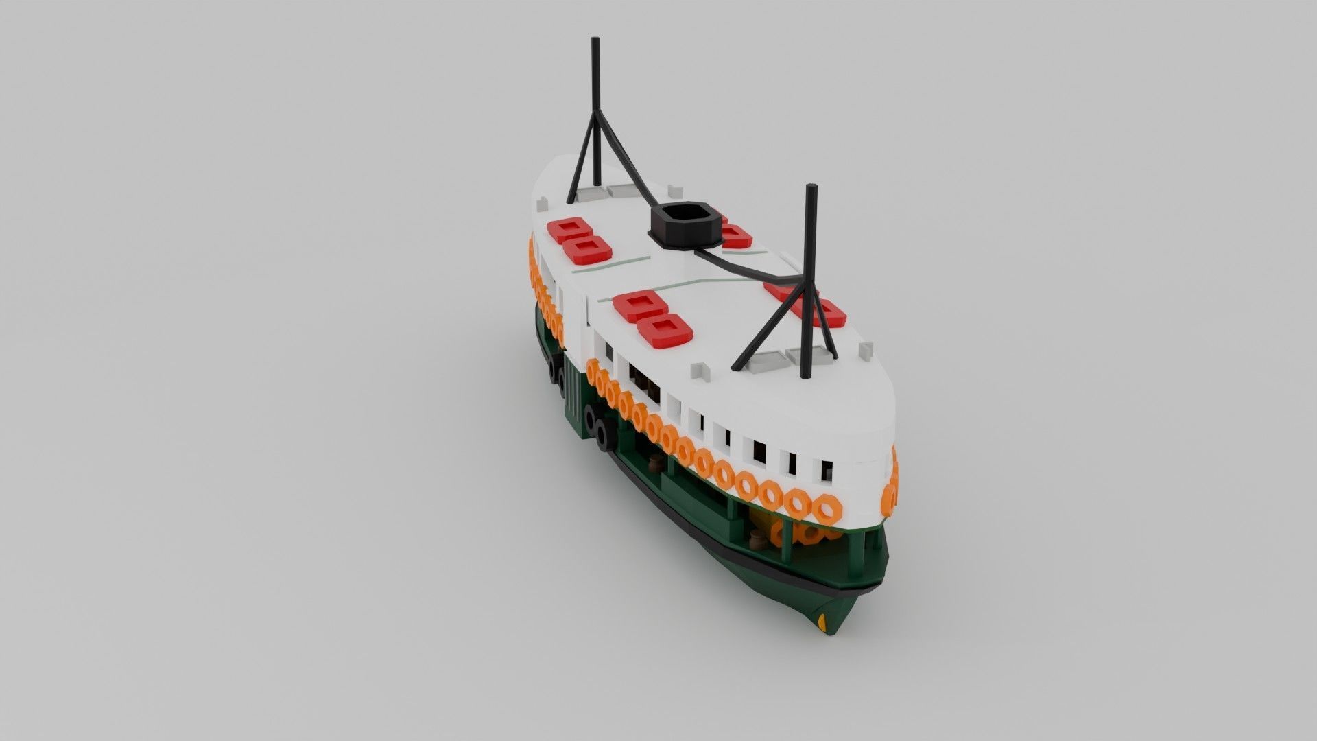 Hong Kong StarFerry for 3D printing 3D print model_2