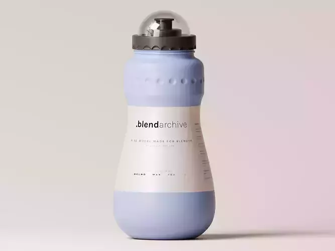 Liquid Cosmetic Product Bottle 3D Model