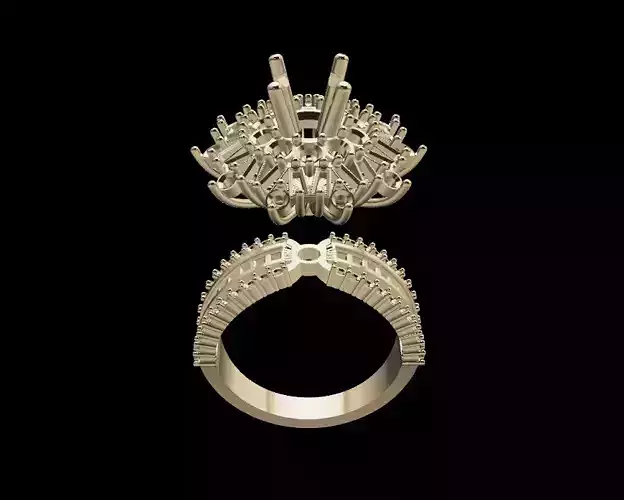 Women Ring 3D print model