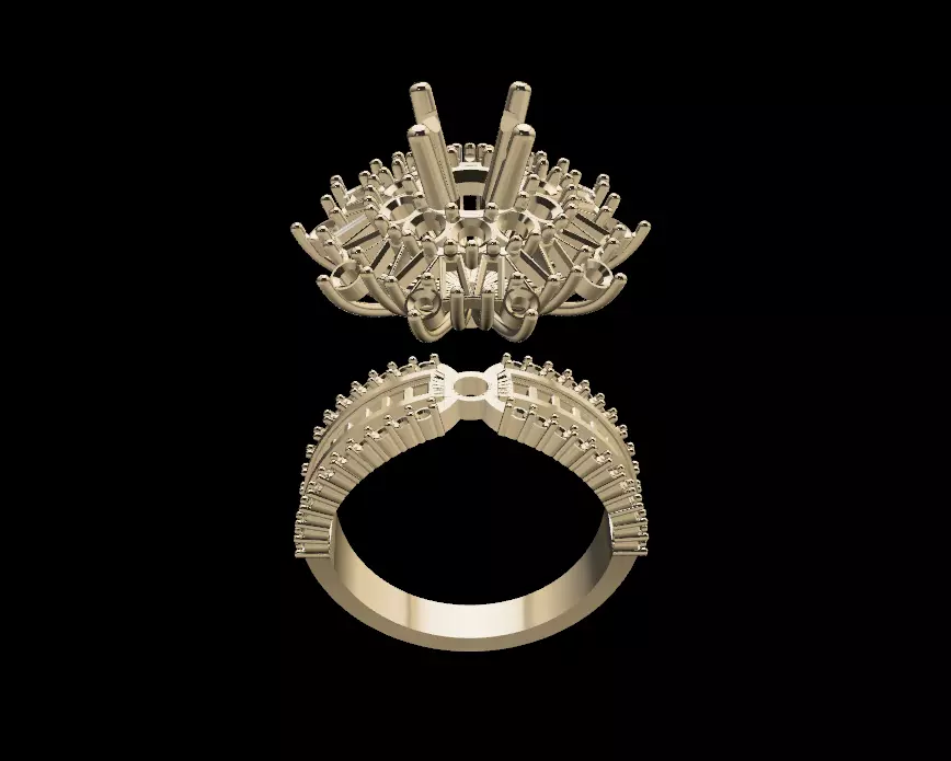 Women Ring 3D print model