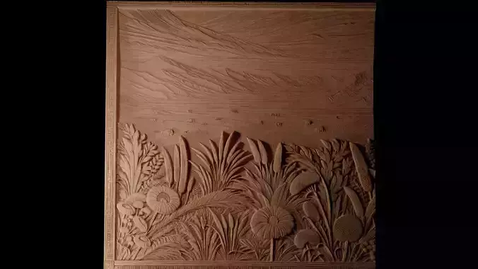 Steppe CNC 3d Print High Relief Sand Casting