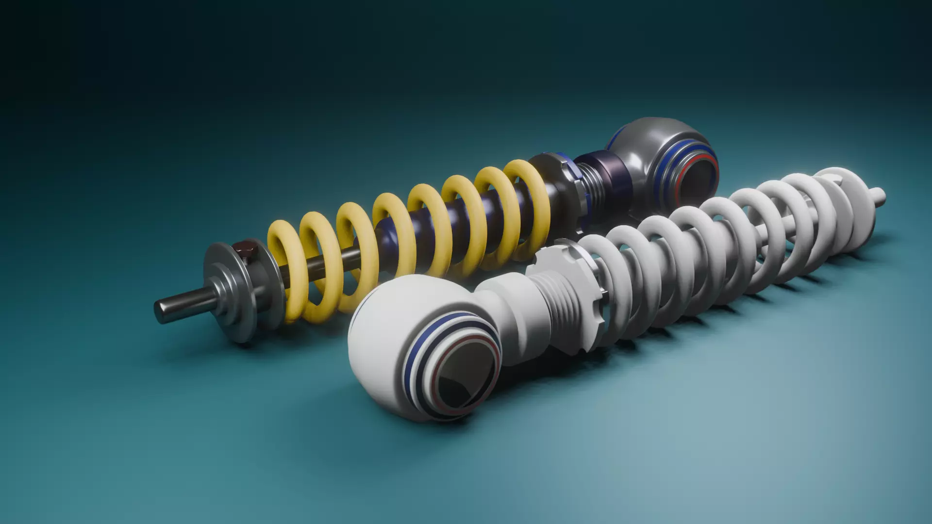 Motorcycle SUSPENSION Free 3D model