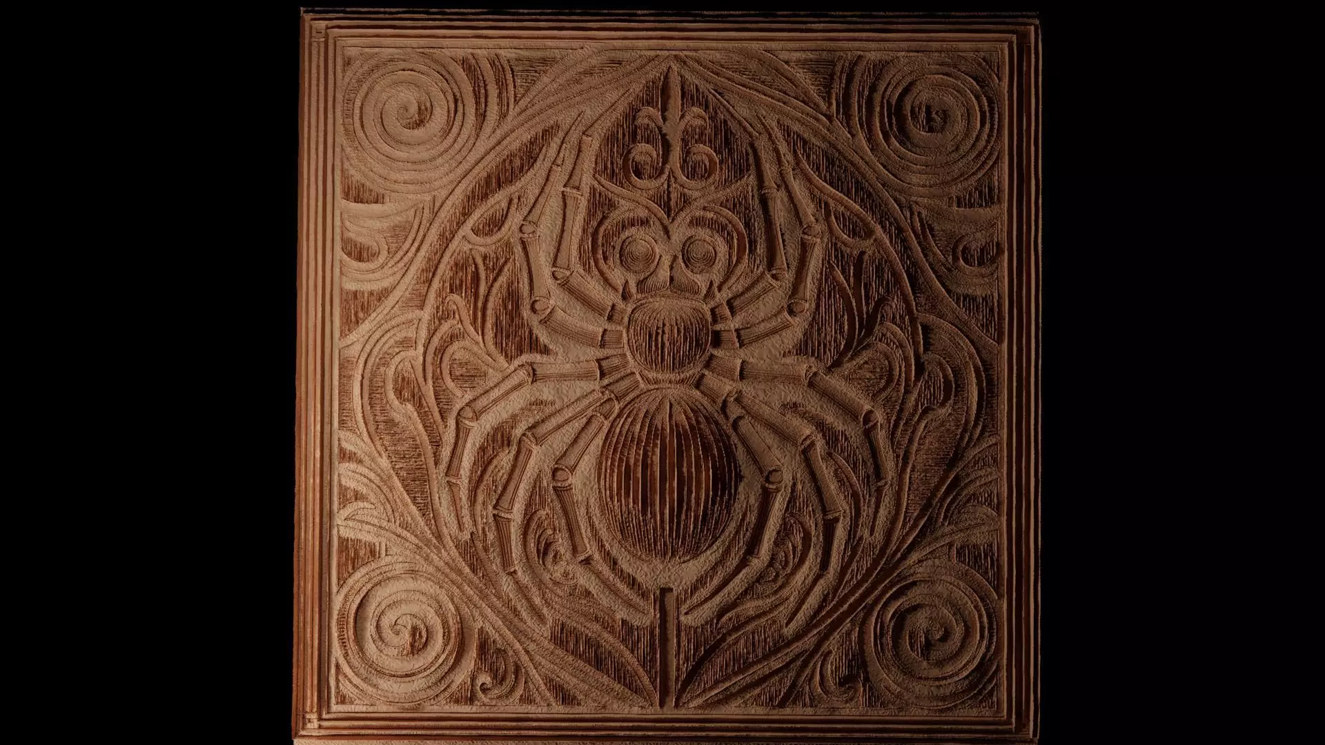 Spider CNC 3d Print High Relief Sand Casting 3D print model_0