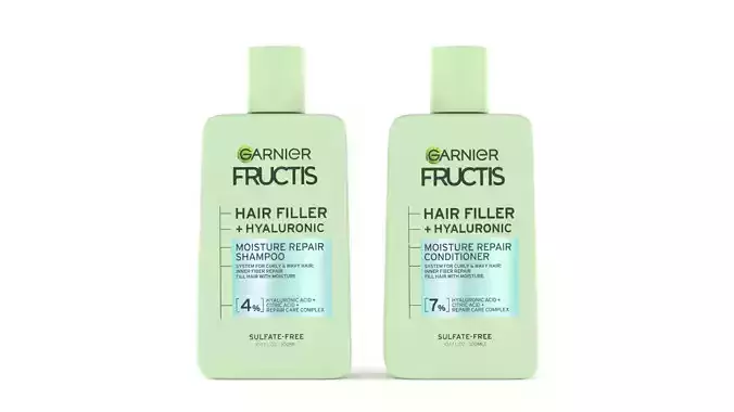 Garnier Shampoo and Conditioner 3D model