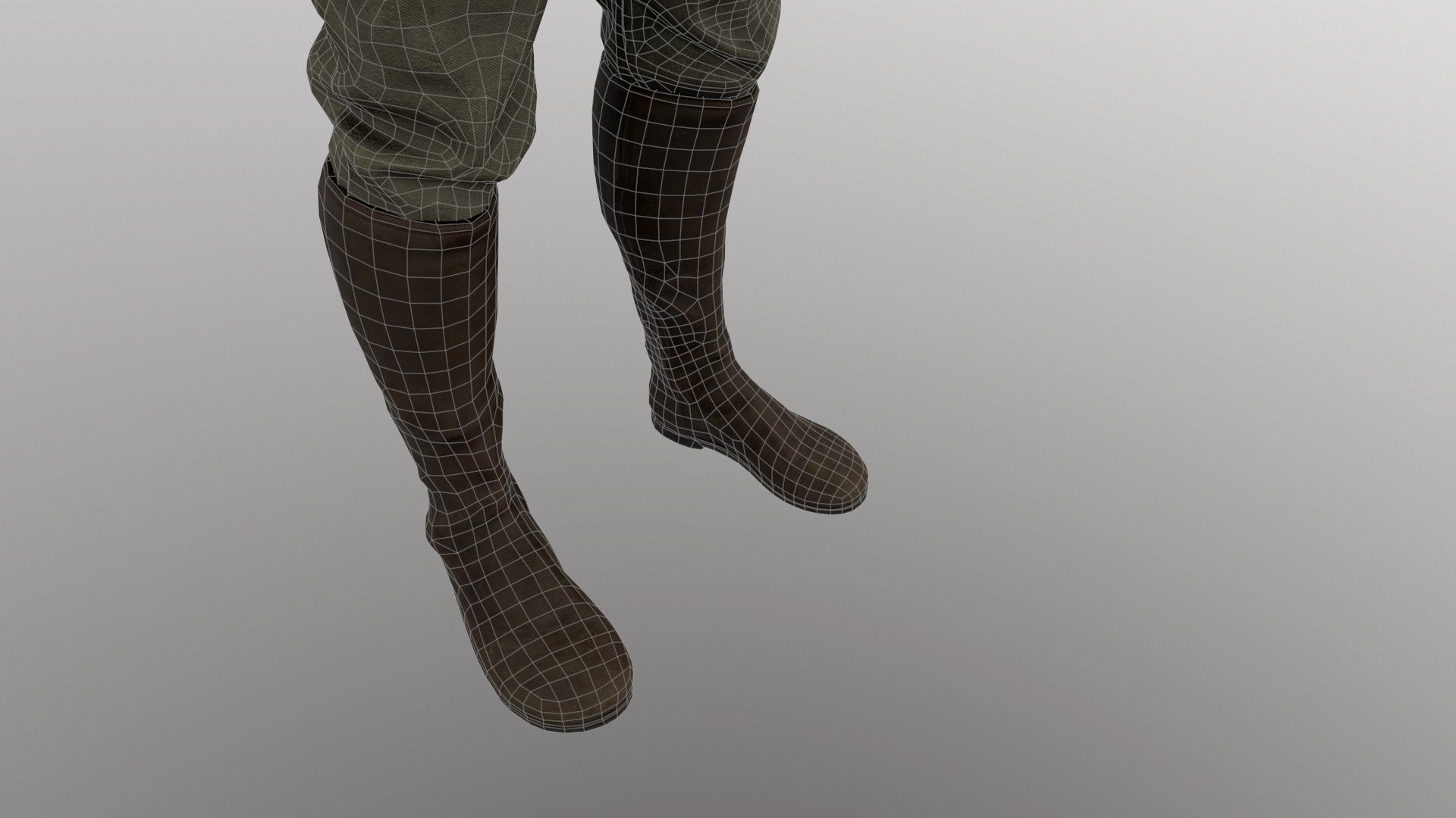 WW2 Soldier Man - Maya Rig - High Quality Textured 3D model_6