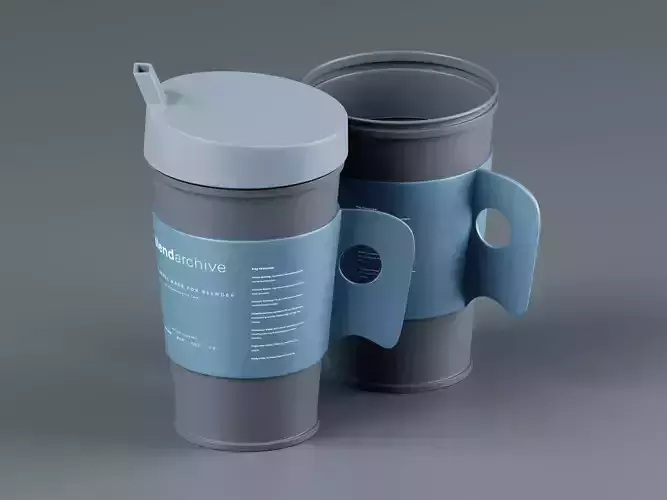 Disposable Mug or Cup 3D Model