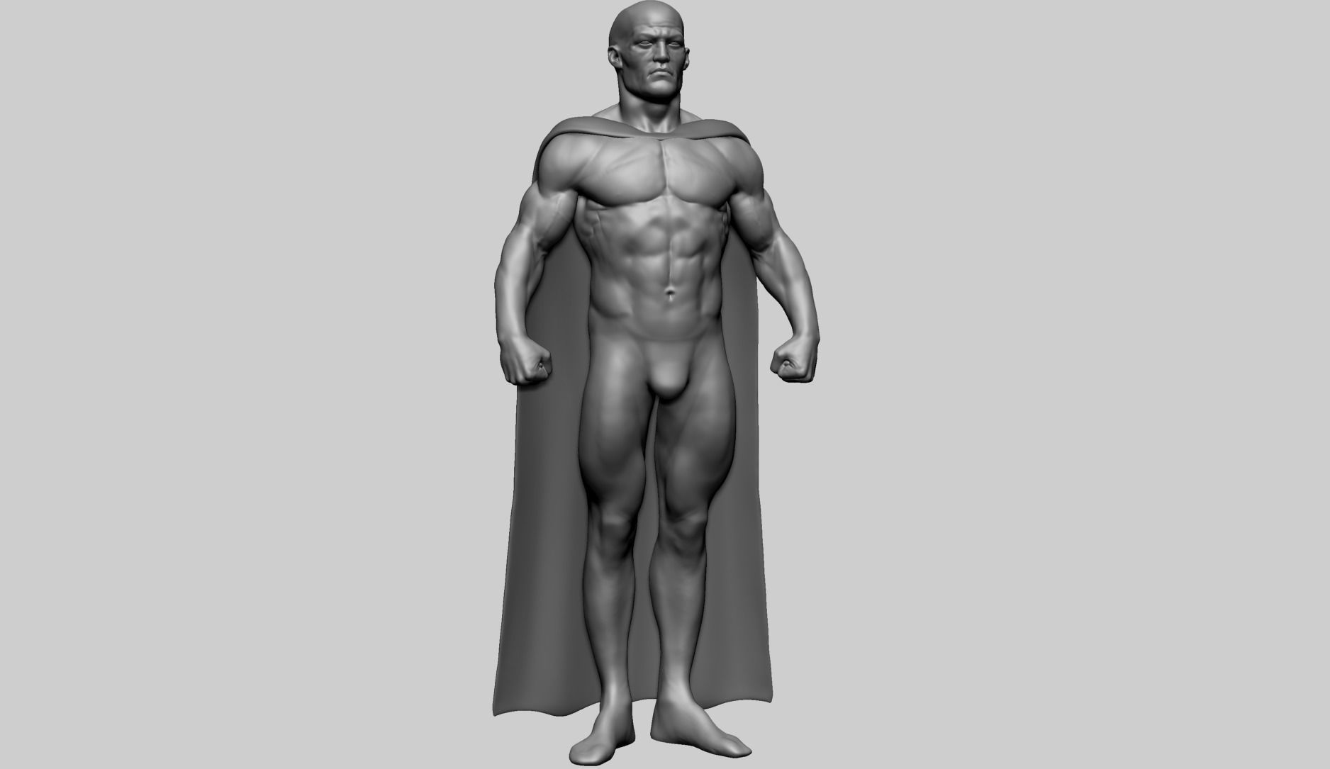 Superhero Models 3D model_1
