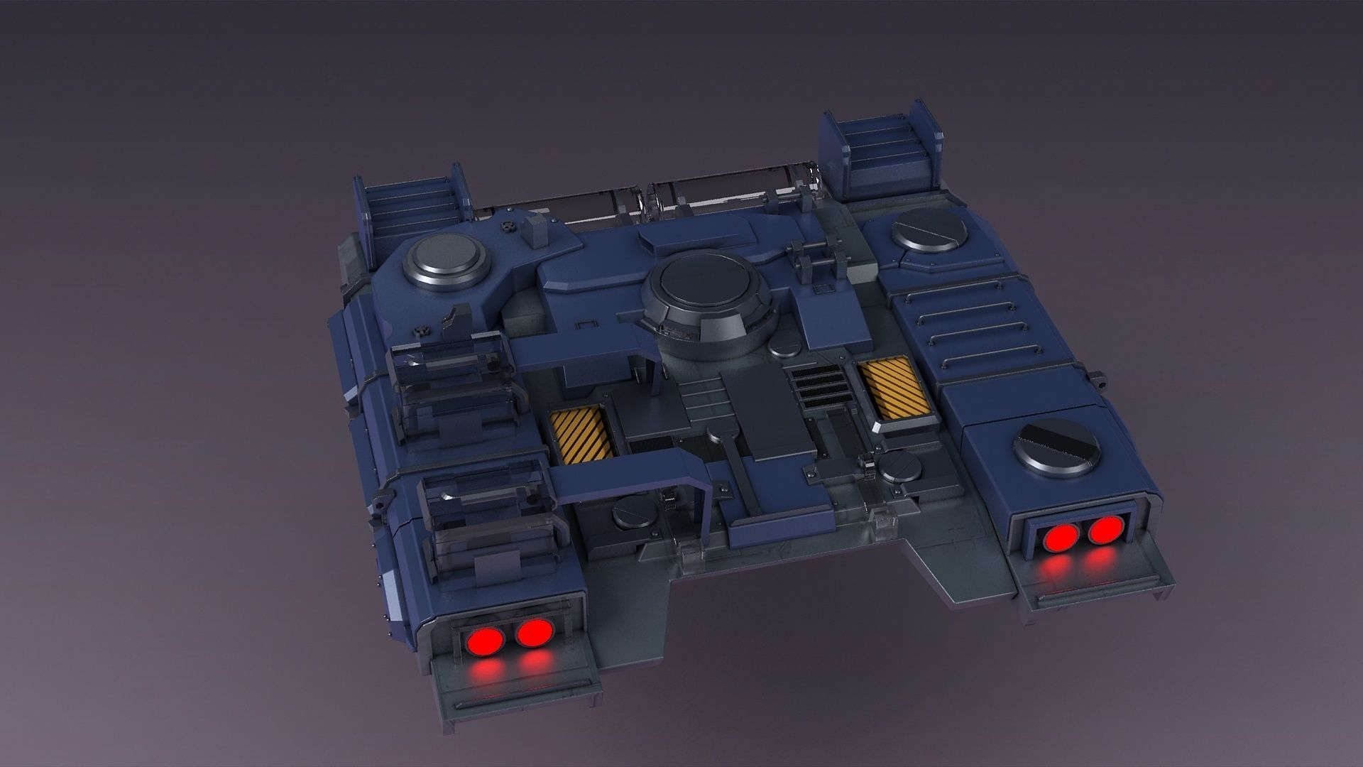 Mechanical Console Chair Future  Station  mechanical arm 3D model_4