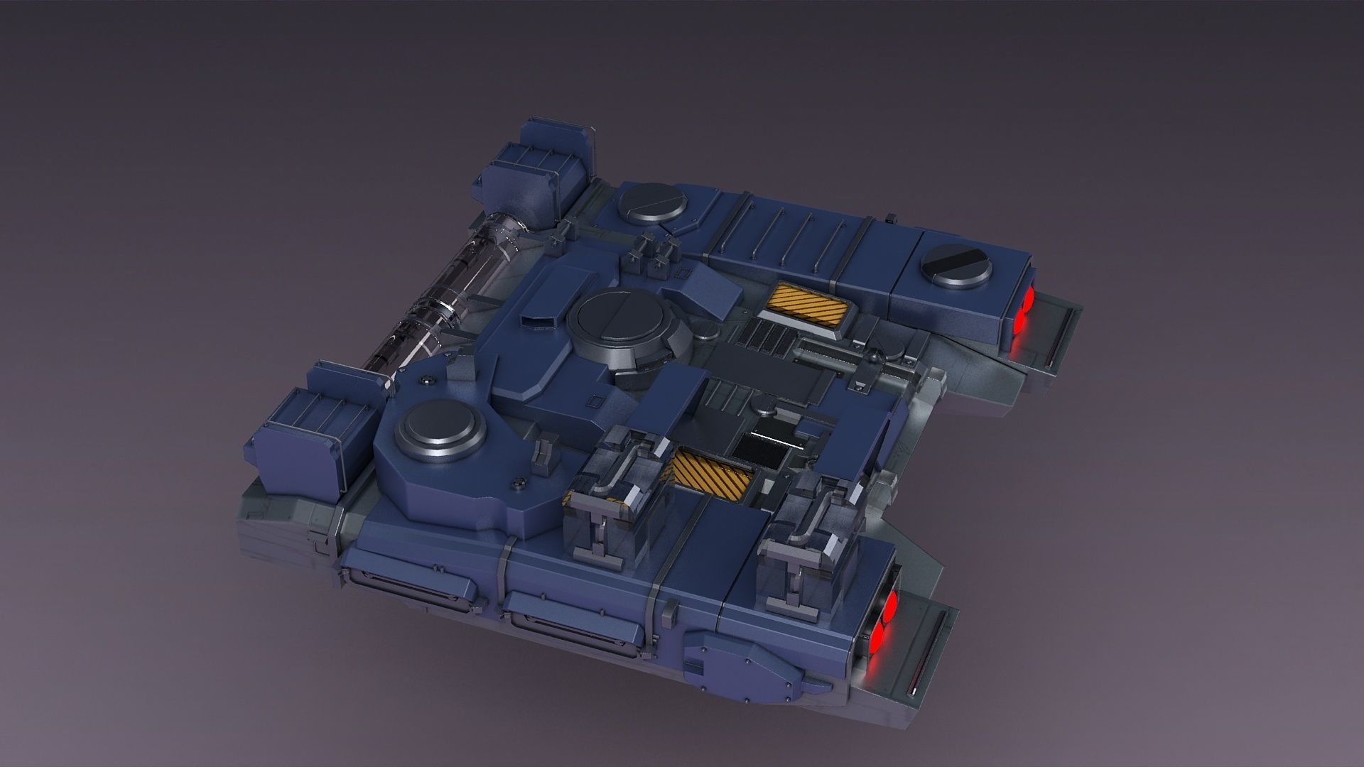 Mechanical Console Chair Future  Station  mechanical arm 3D model_3