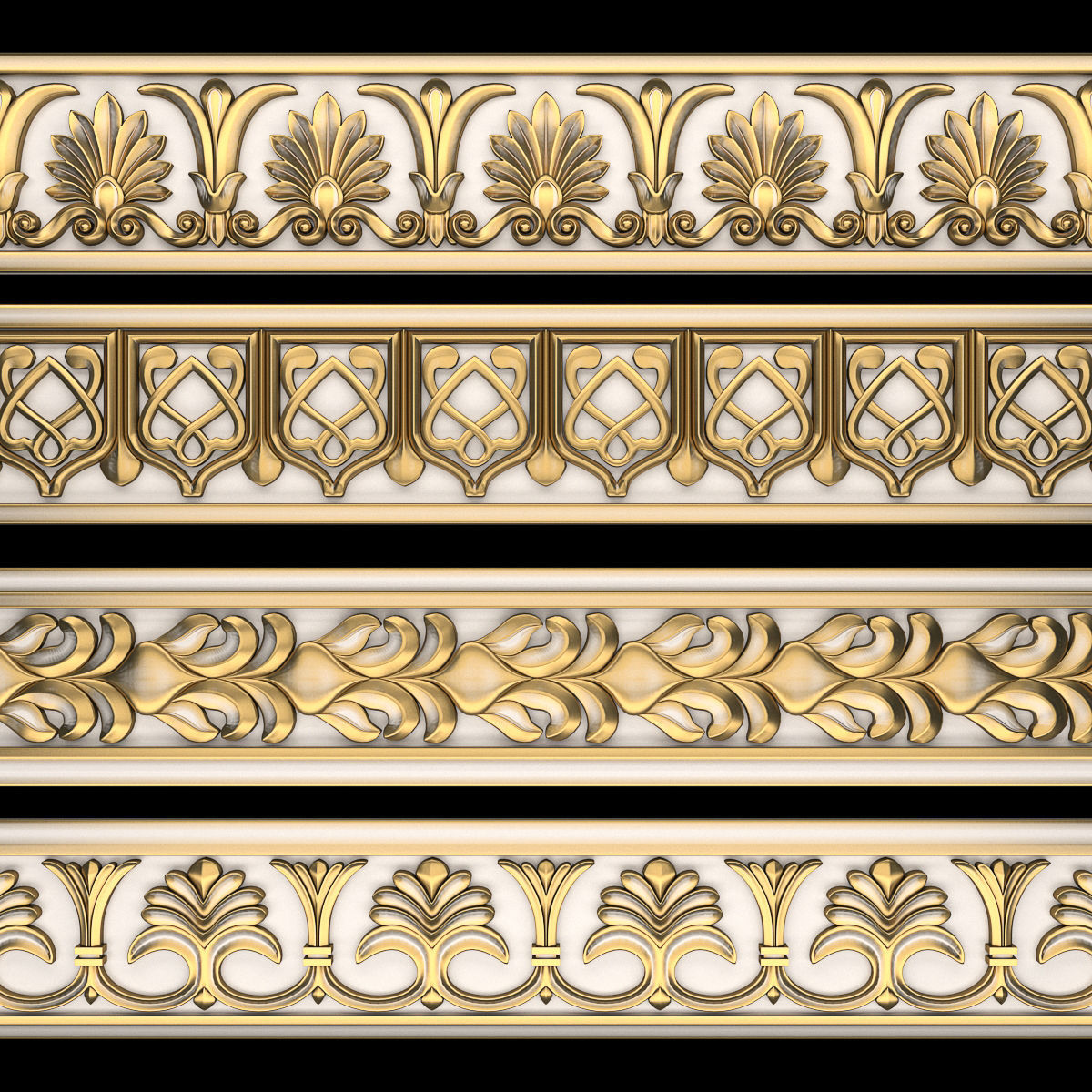 Path Ornament Pack 24 3D model_1