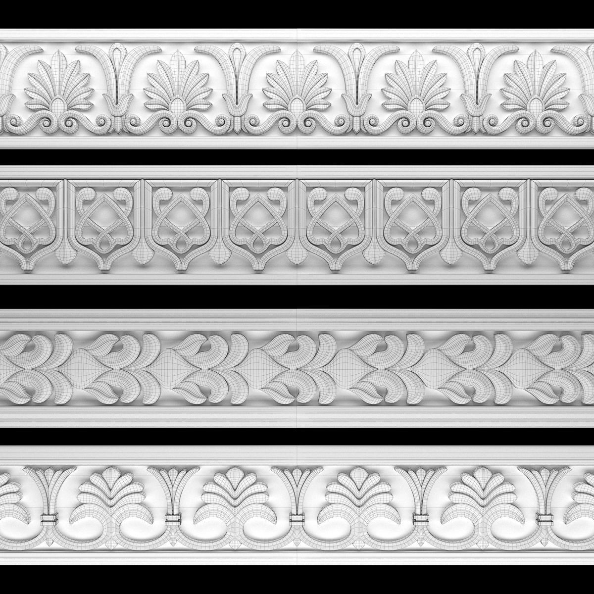 Path Ornament Pack 24 3D model_4