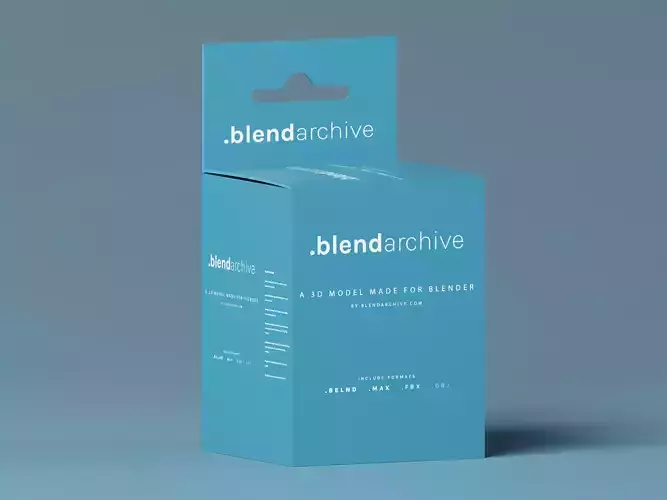 Packaging Box 3D Model