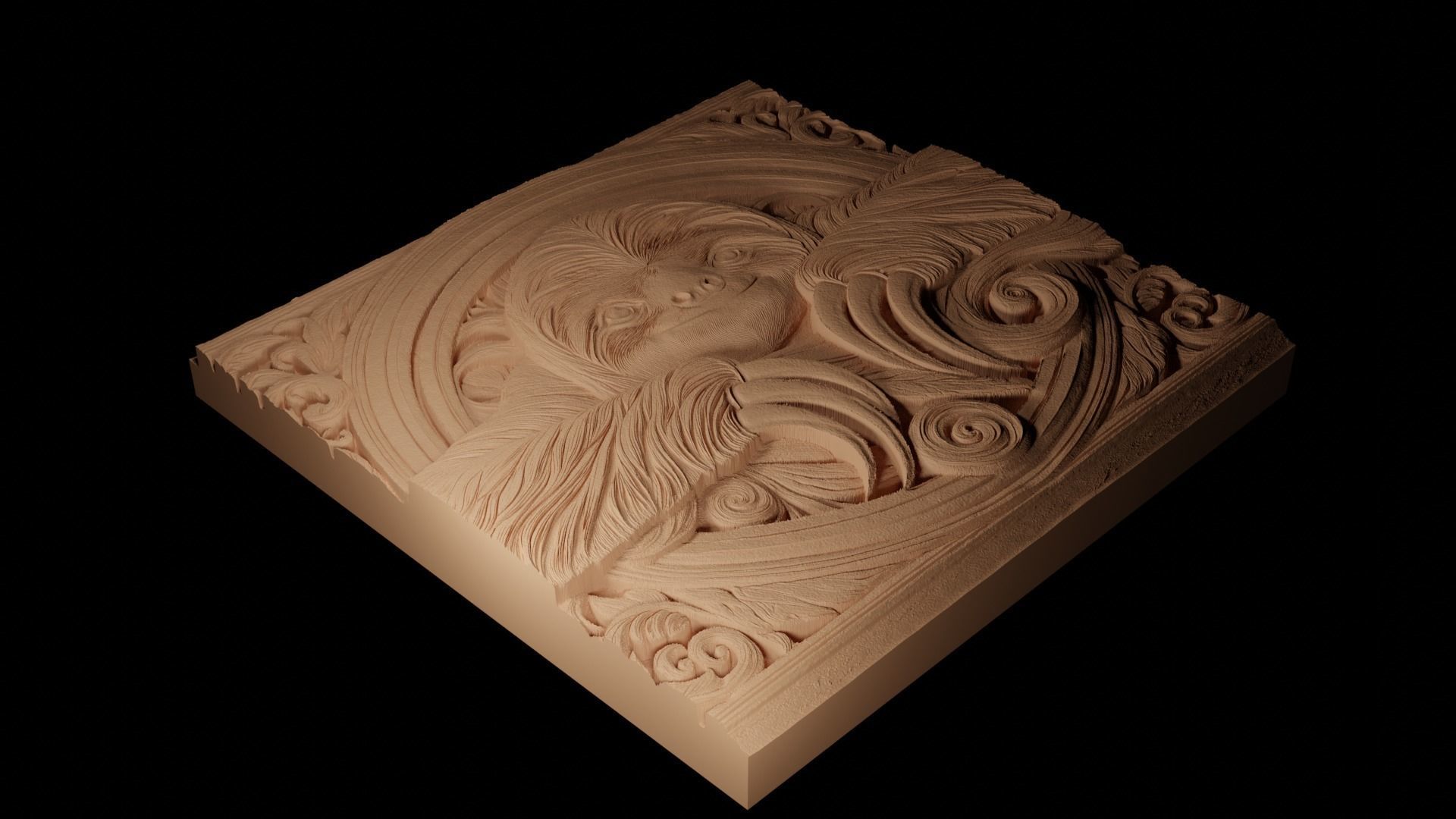 Sloth CNC 3d Print High Relief Sand Casting 3D print model_2