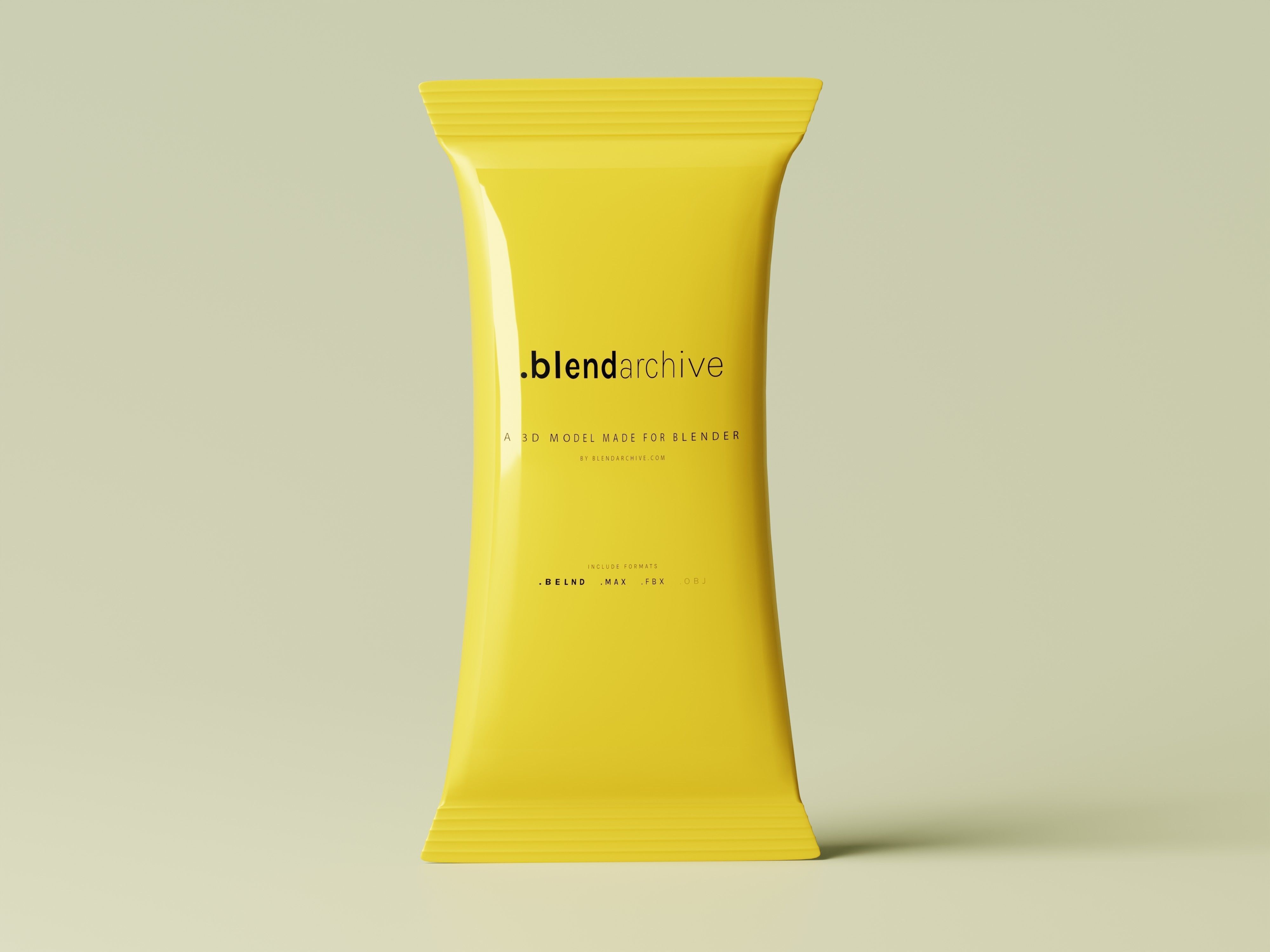 Product Packaging 3D Model Low-poly 3D model_3