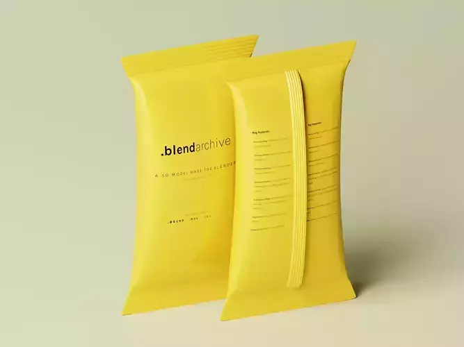 Product Packaging 3D Model