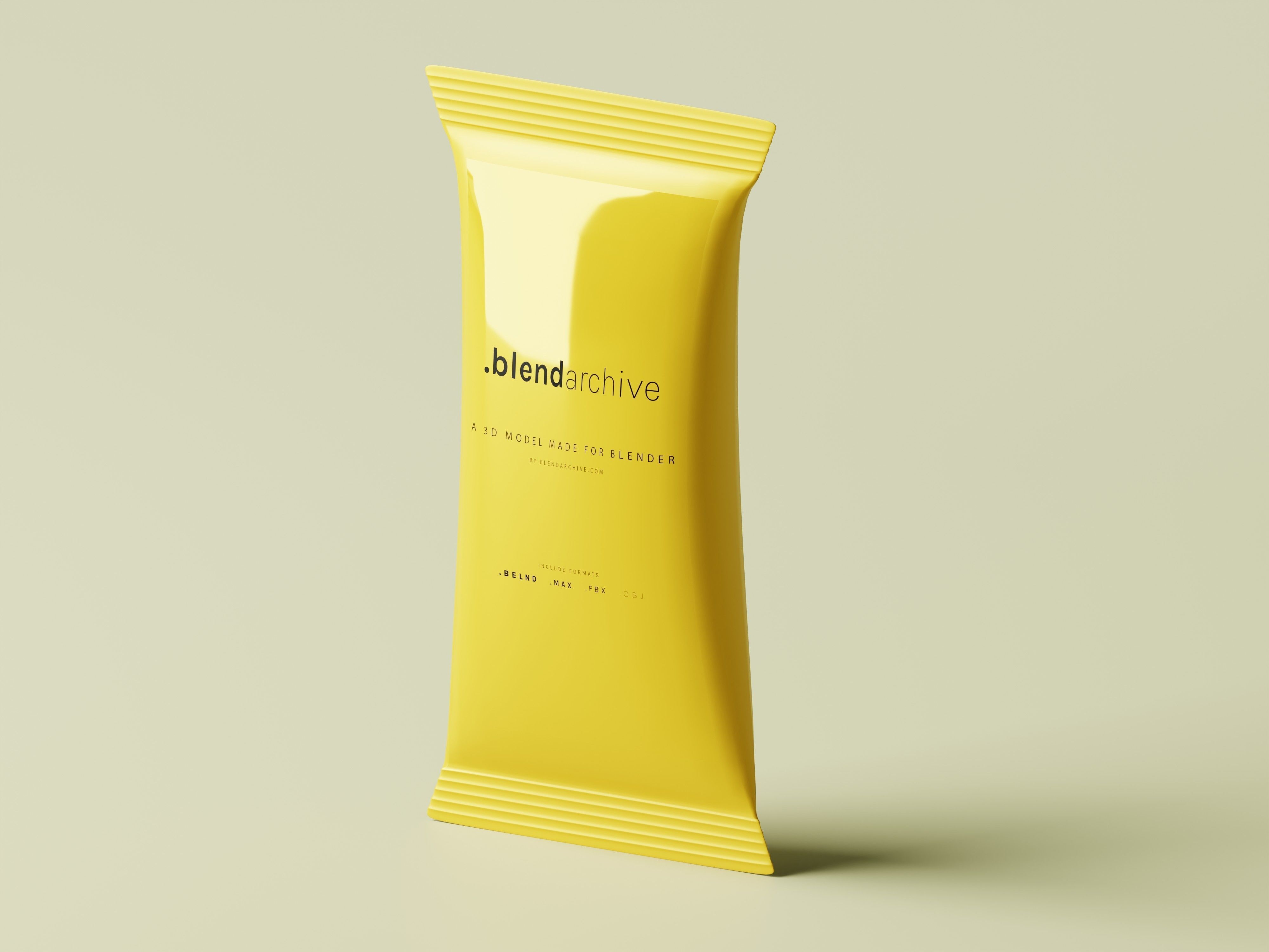 Product Packaging 3D Model Low-poly 3D model_4