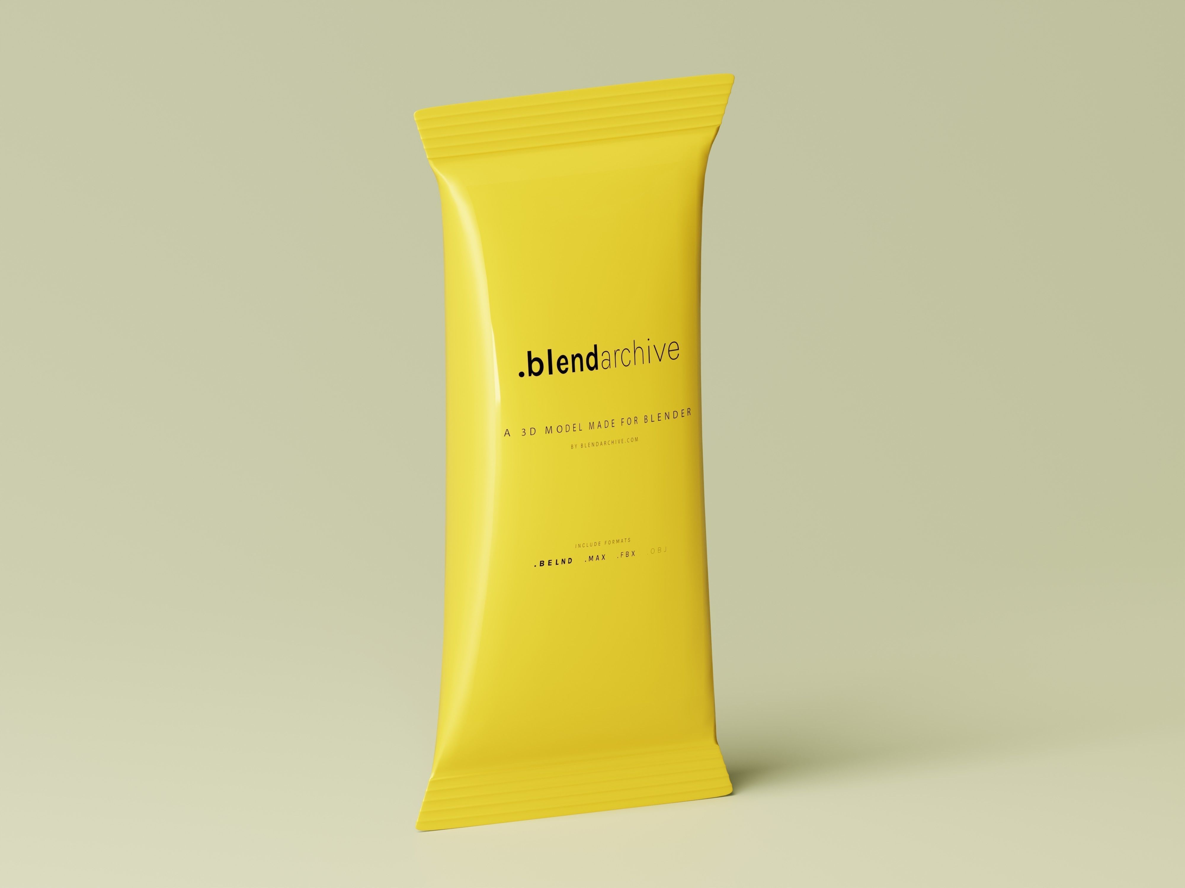 Product Packaging 3D Model Low-poly 3D model_1