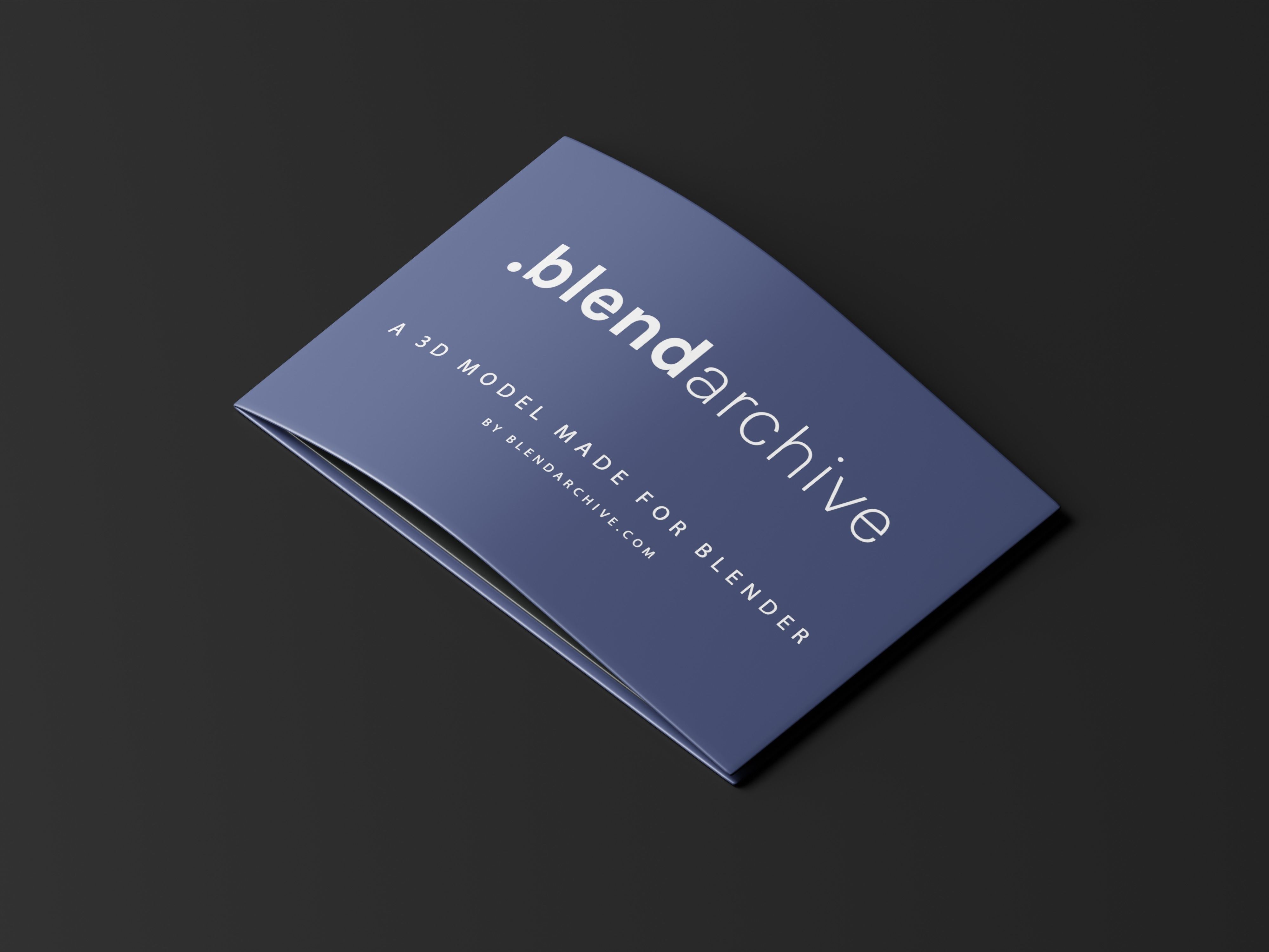 Brand Guidelines 3D Model Low-poly 3D model_5