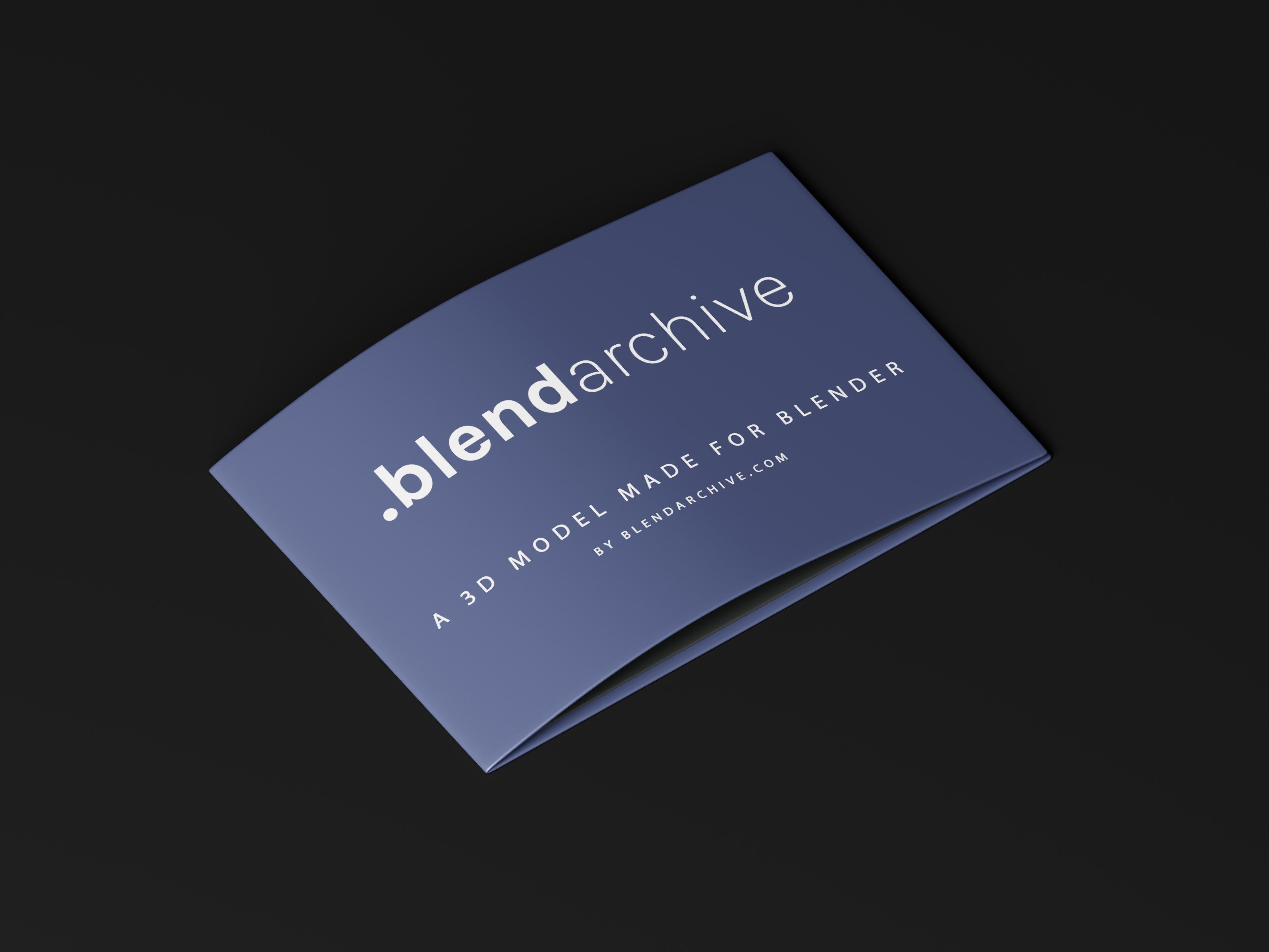 Brand Guidelines 3D Model Low-poly 3D model_6