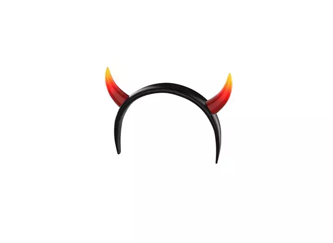 Prop54 Devil Headband Low-poly 3D model