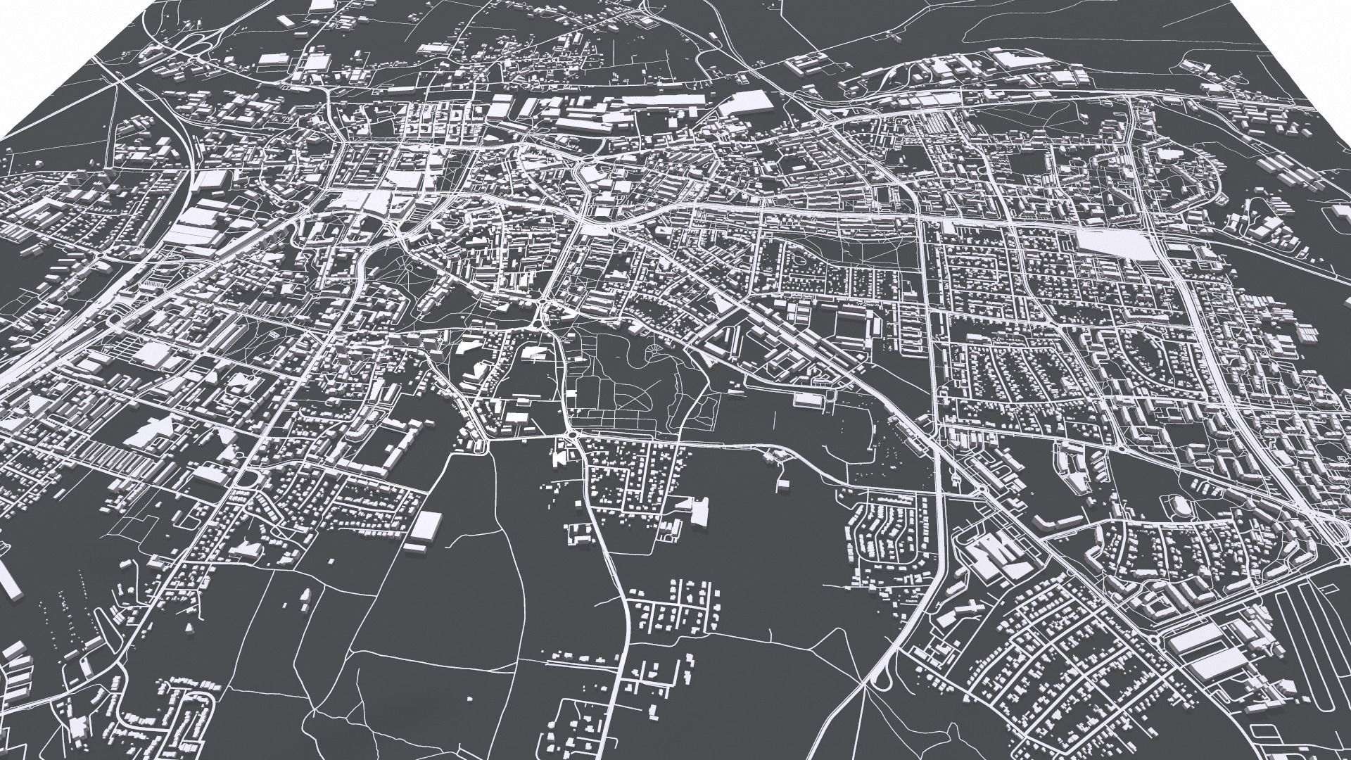 Cityscape Elblag Poland 3D model_2