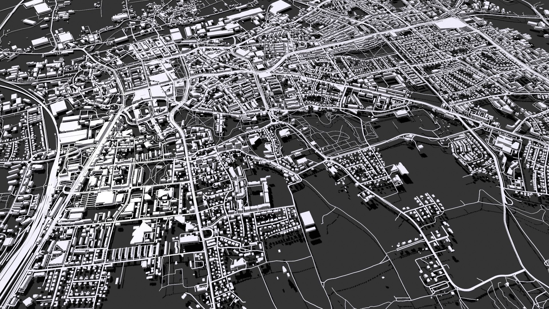 Cityscape Elblag Poland 3D model_14