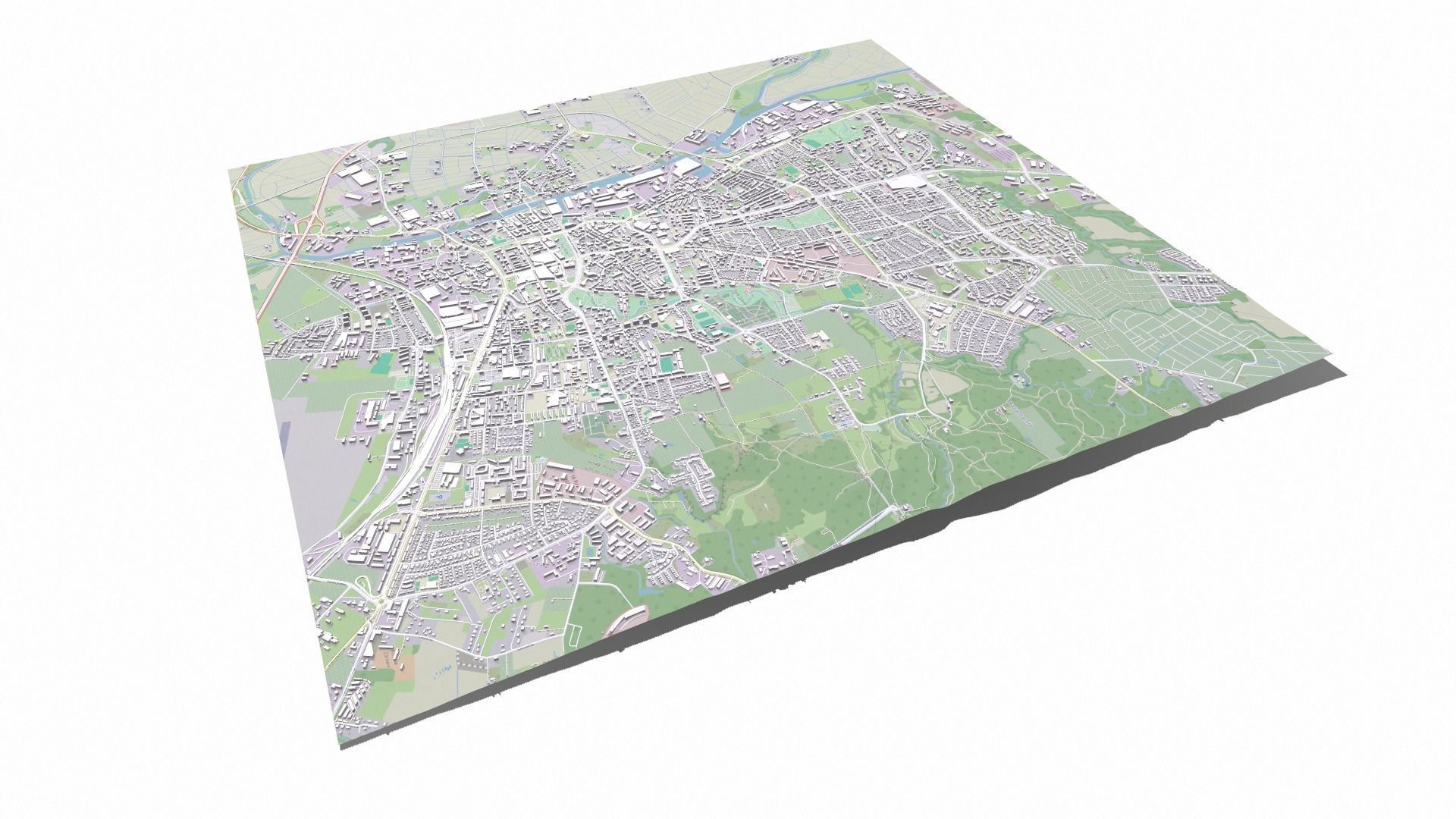 Cityscape Elblag Poland 3D model_15