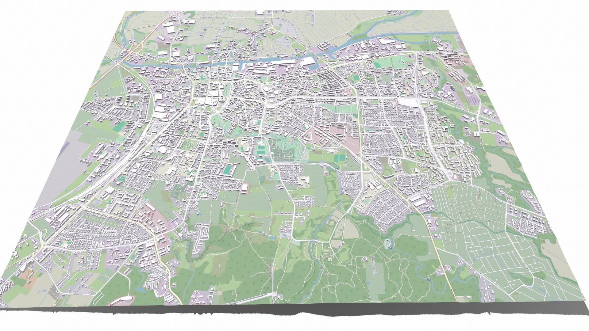 Cityscape Elblag Poland 3D model_5