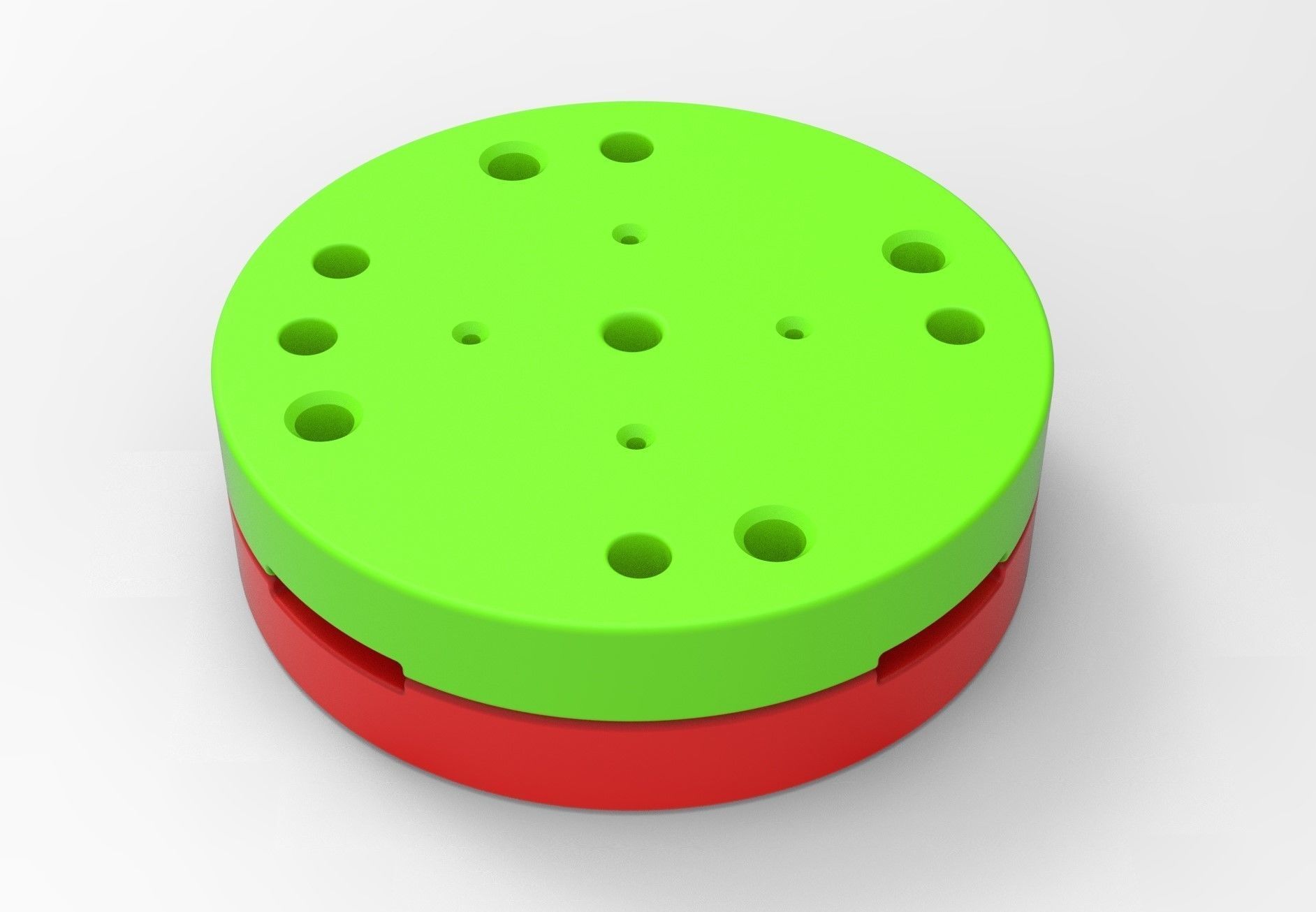 Mold for diecast military truck tire 7 Scale 1 to 25 3D print model_2