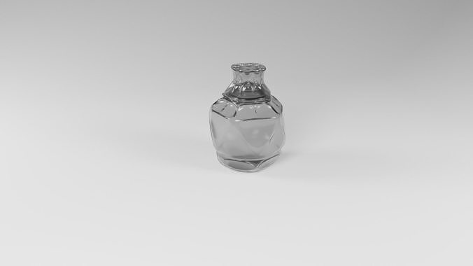 3D modeling of liquor bottle 3D model