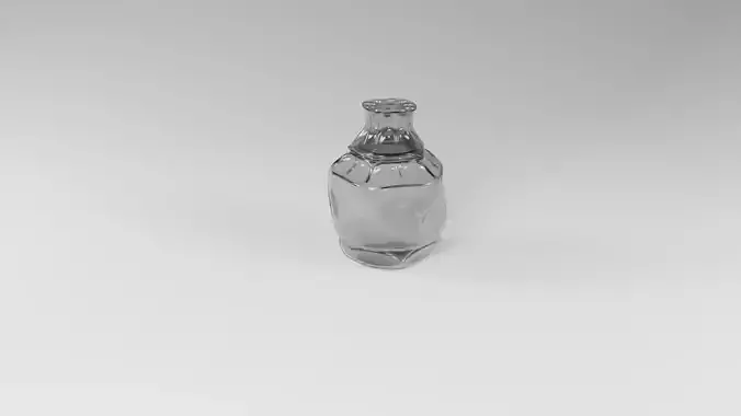 3D modeling of liquor bottle