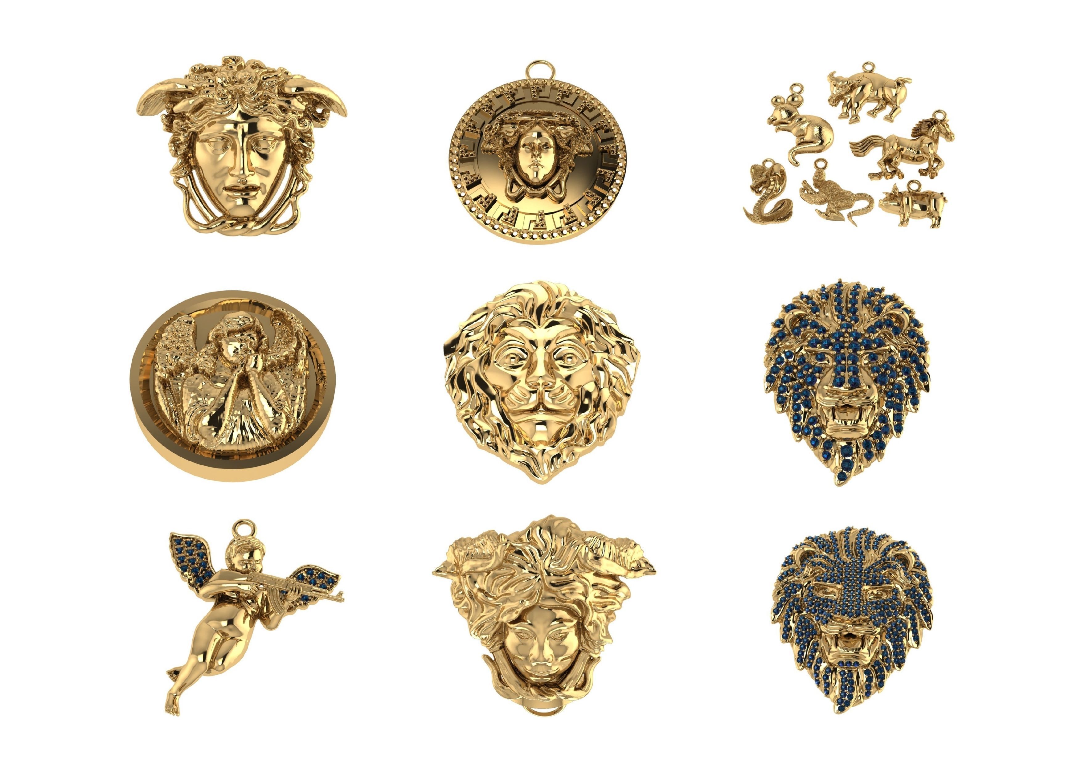 Animal Pendests Files 3DM 3D print model_32