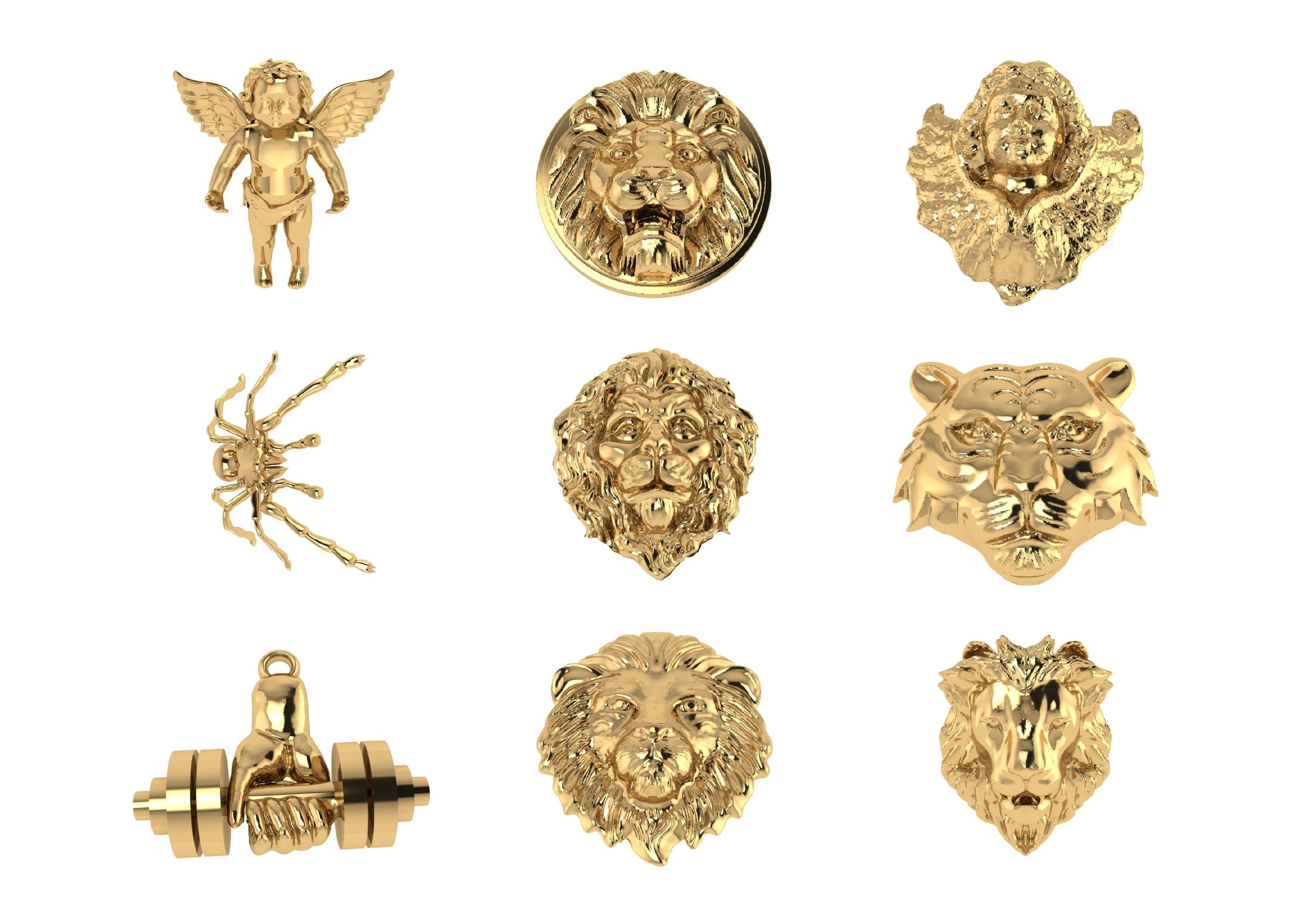 Animal Pendests Files 3DM 3D print model_45