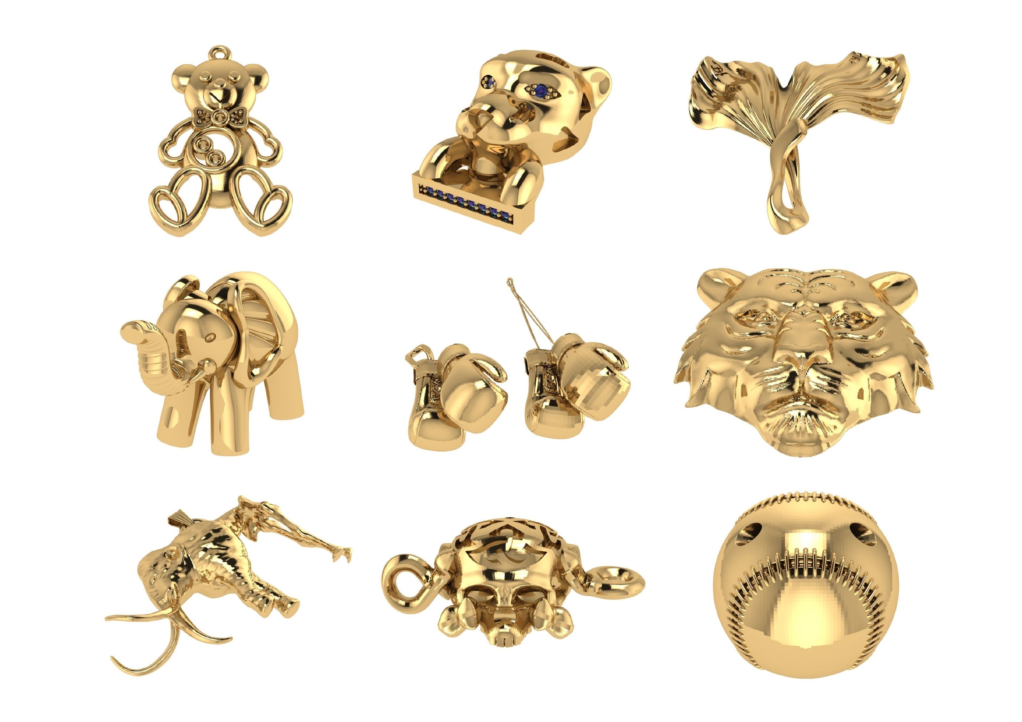 Animal Pendests Files 3DM 3D print model_60