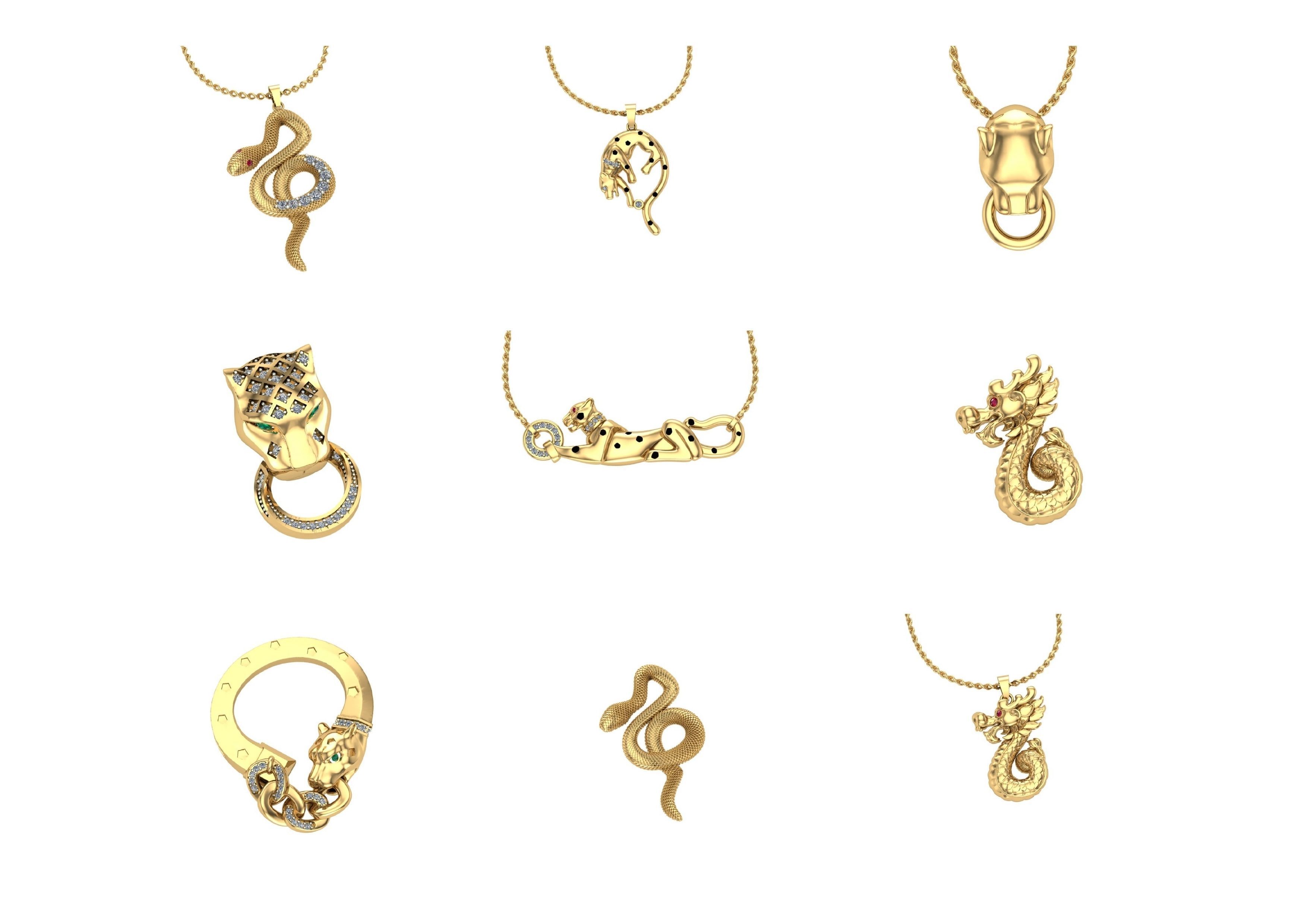 Animal Pendests Files 3DM 3D print model_82