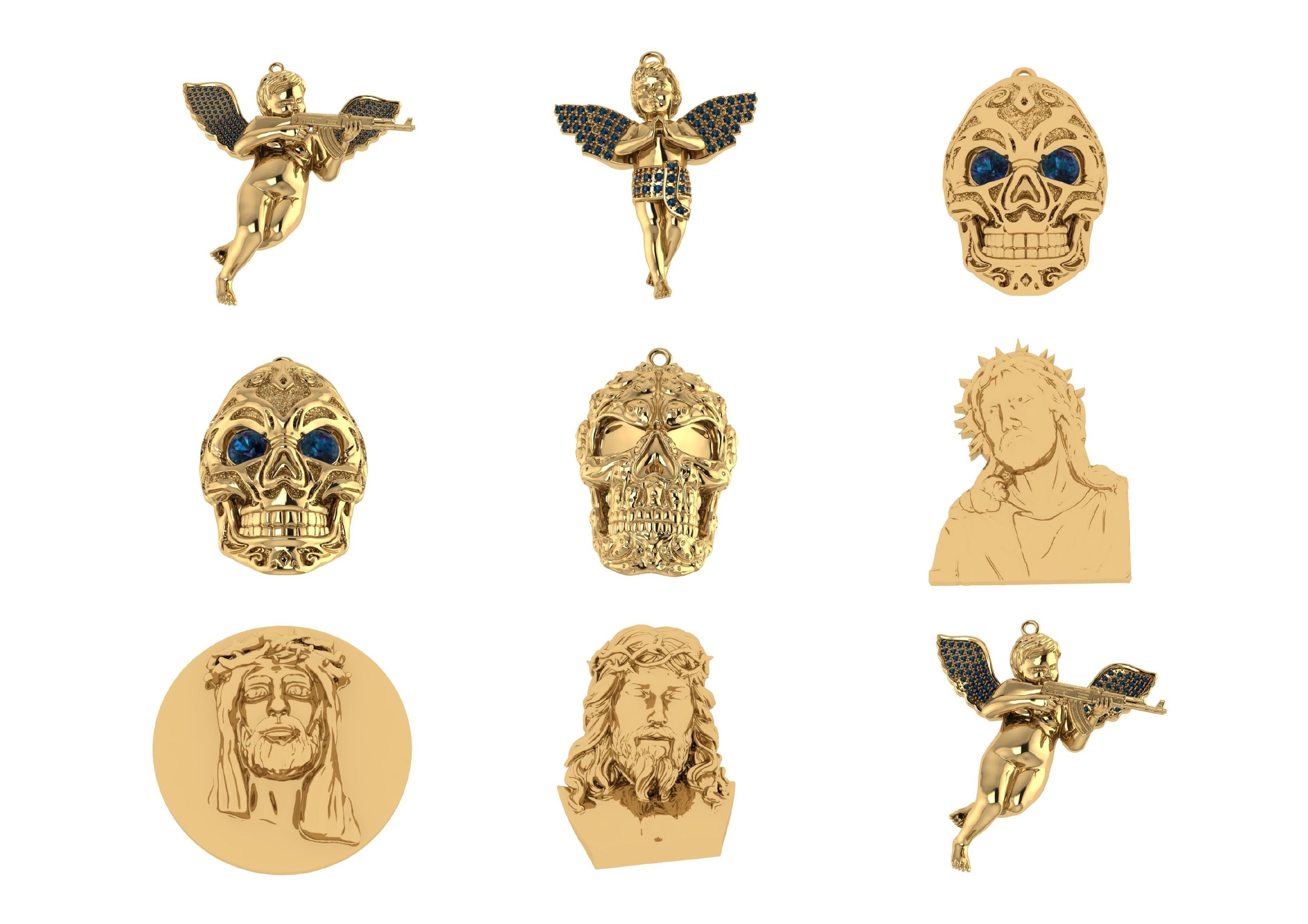 Animal Pendests Files 3DM 3D print model_31