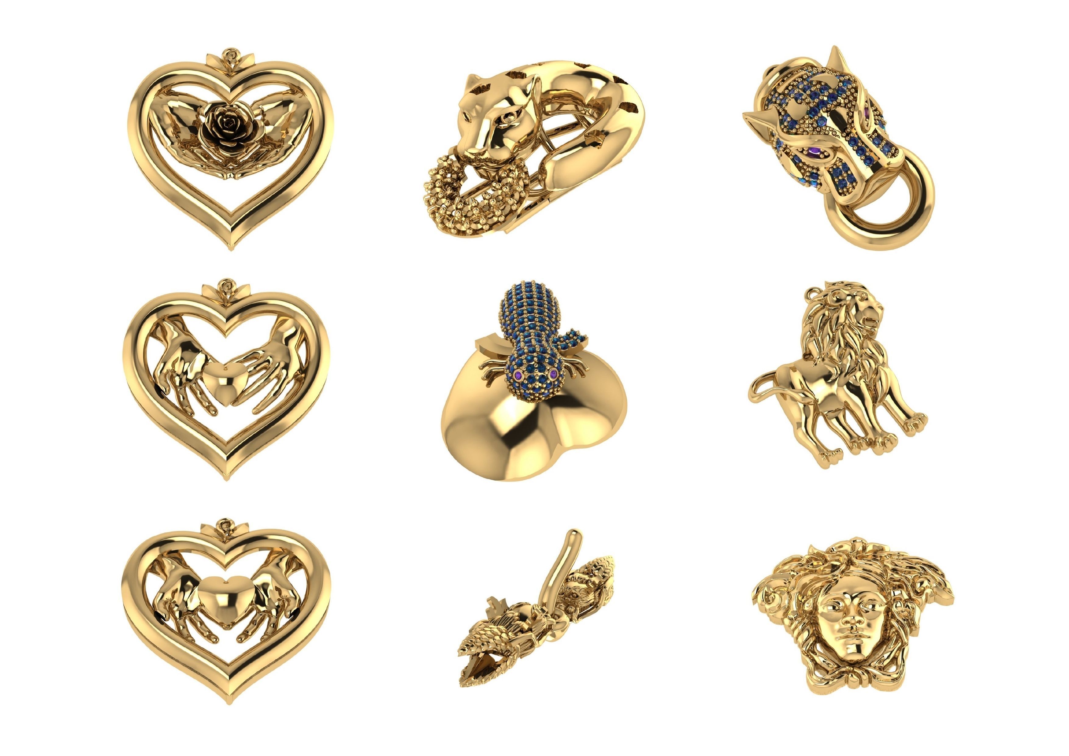 Animal Pendests Files 3DM 3D print model_17