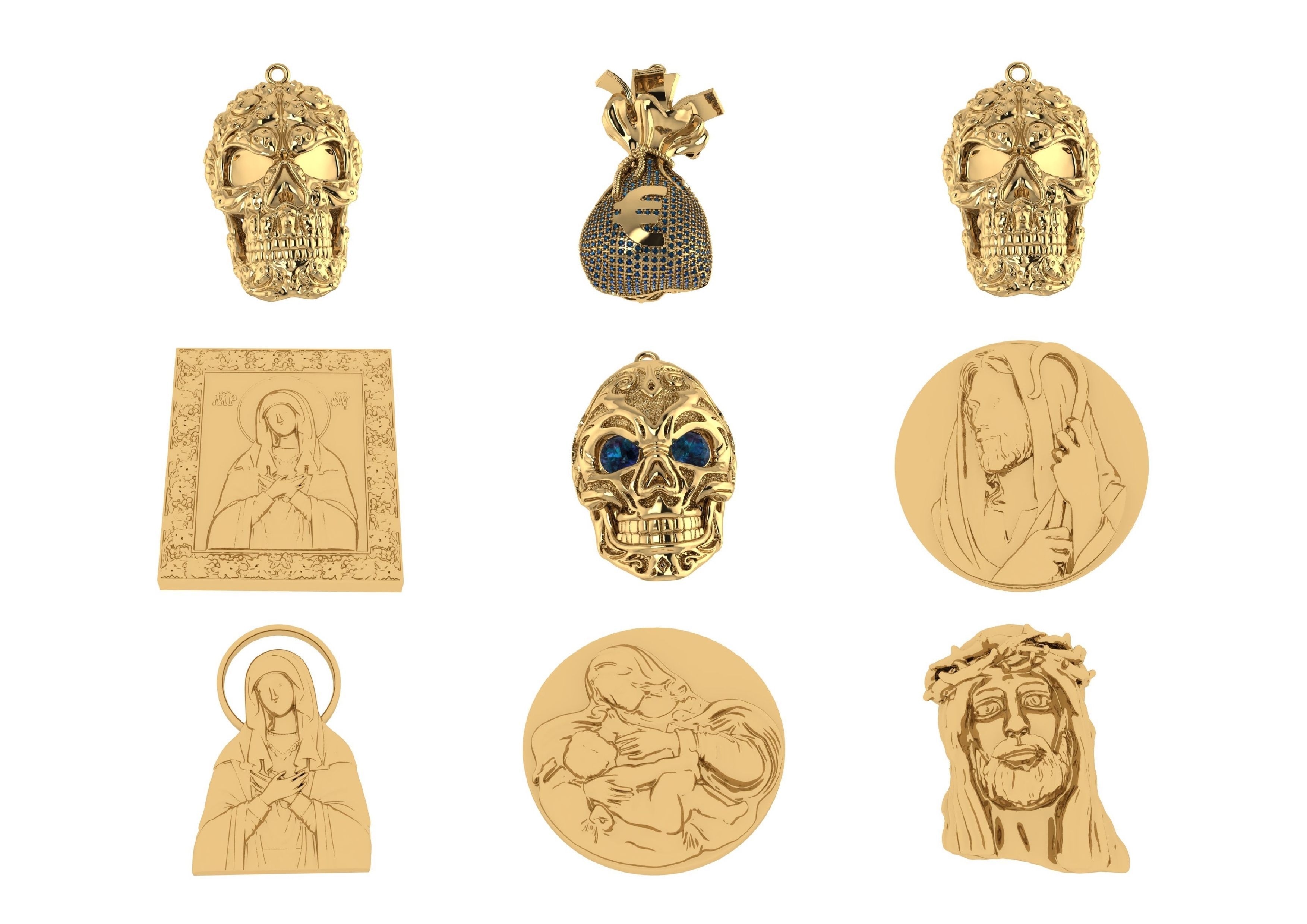 Animal Pendests Files 3DM 3D print model_30