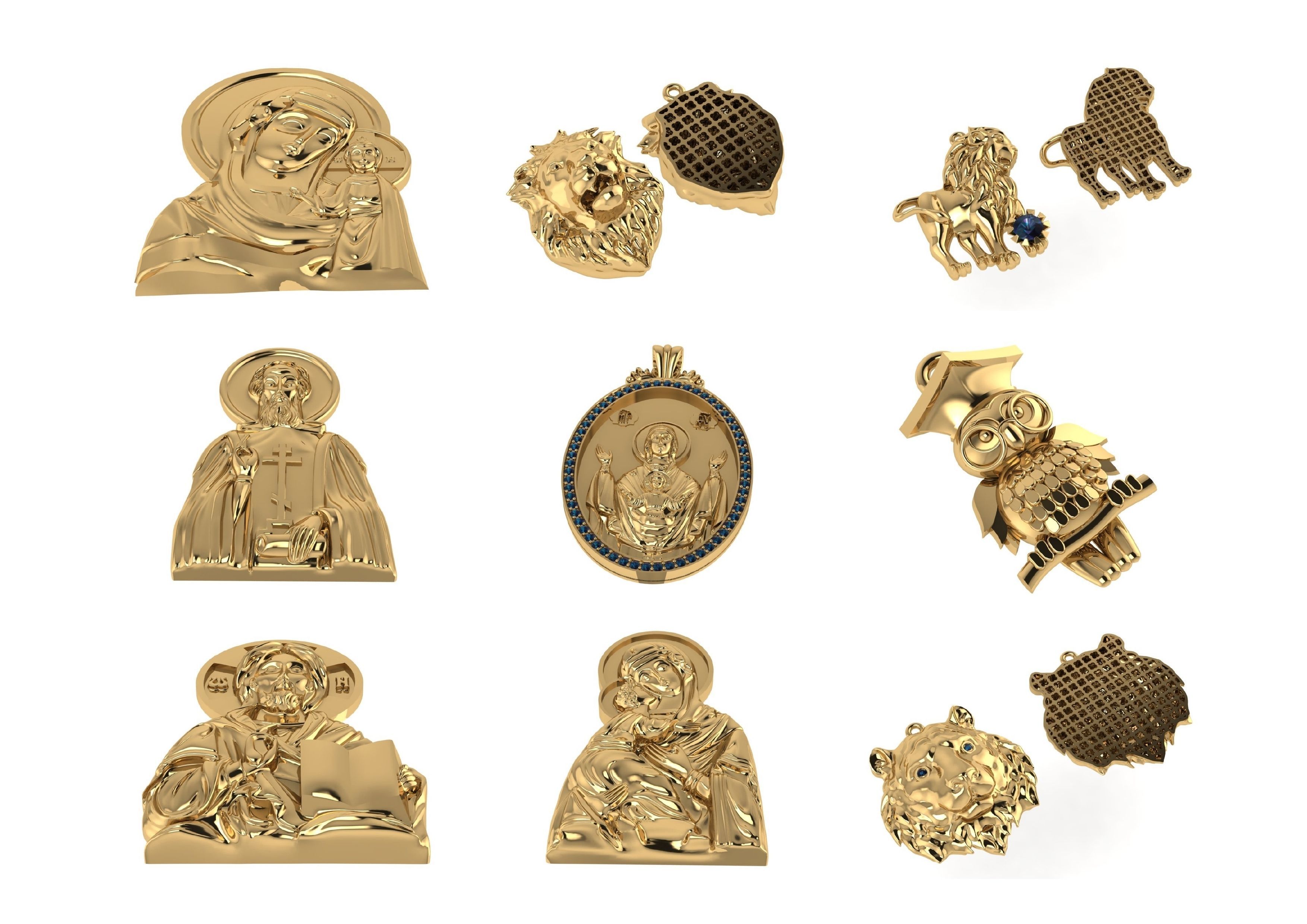 Animal Pendests Files 3DM 3D print model_23