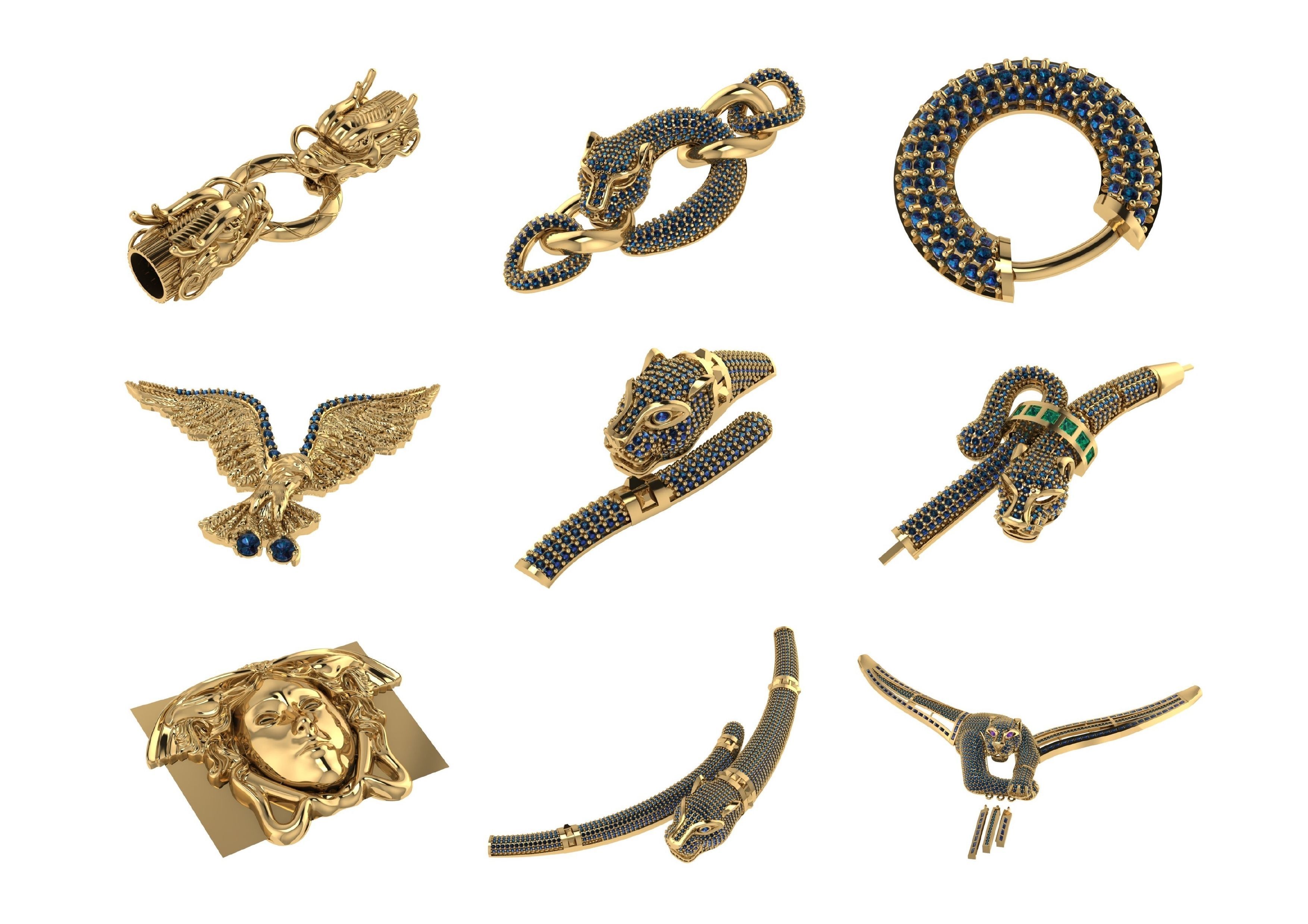 Animal Pendests Files 3DM 3D print model_33