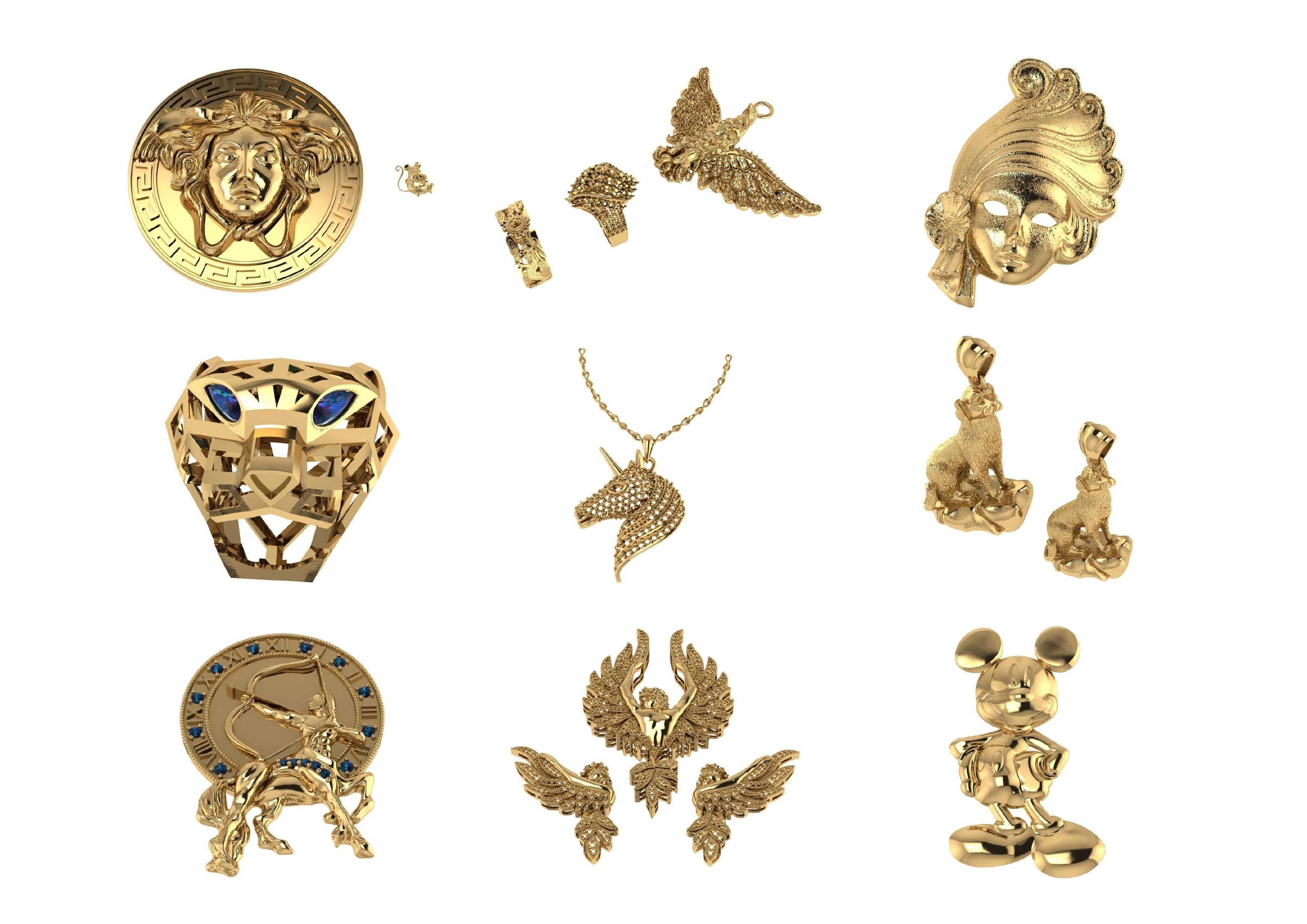 Animal Pendests Files 3DM 3D print model_6