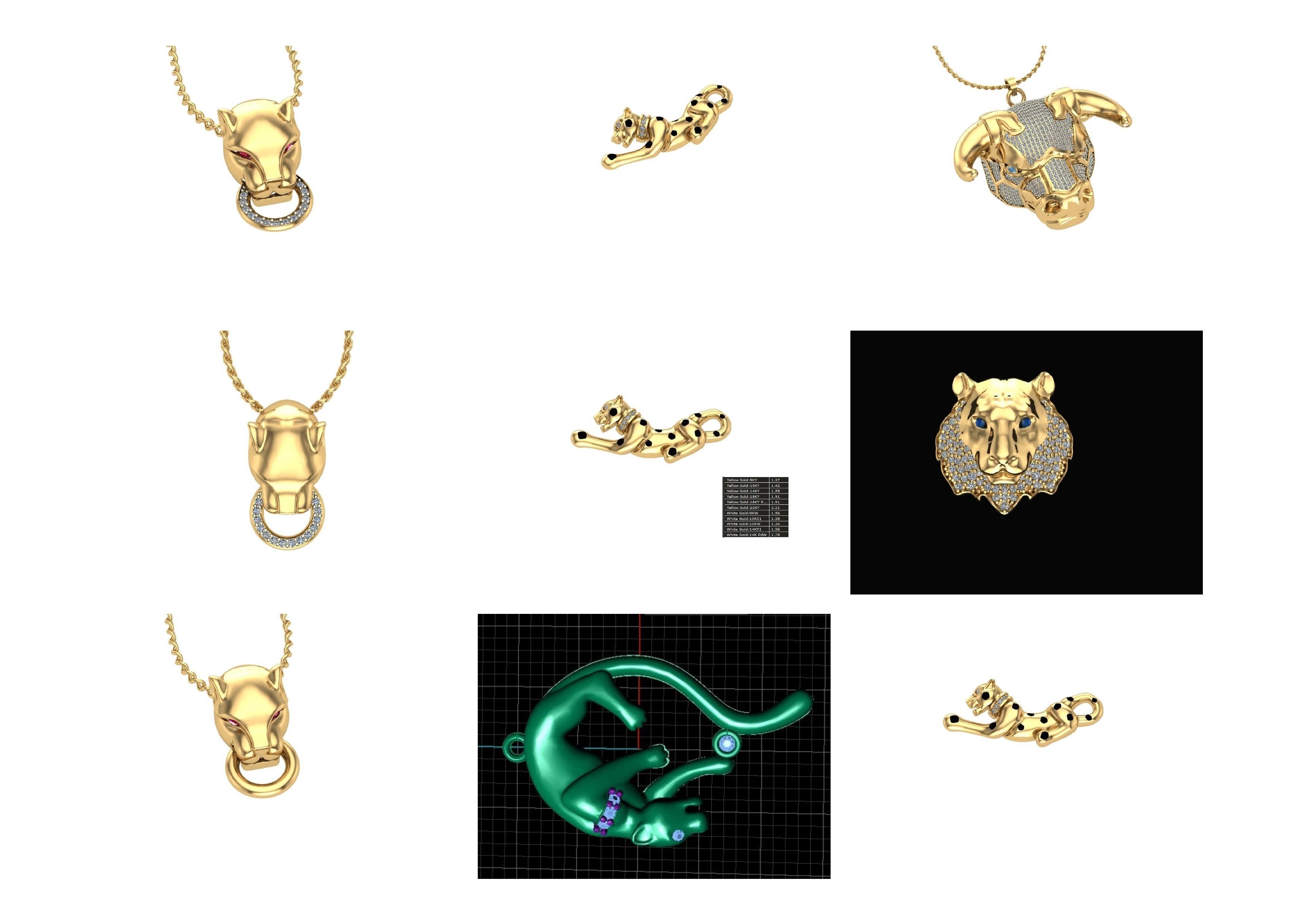 Animal Pendests Files 3DM 3D print model_83